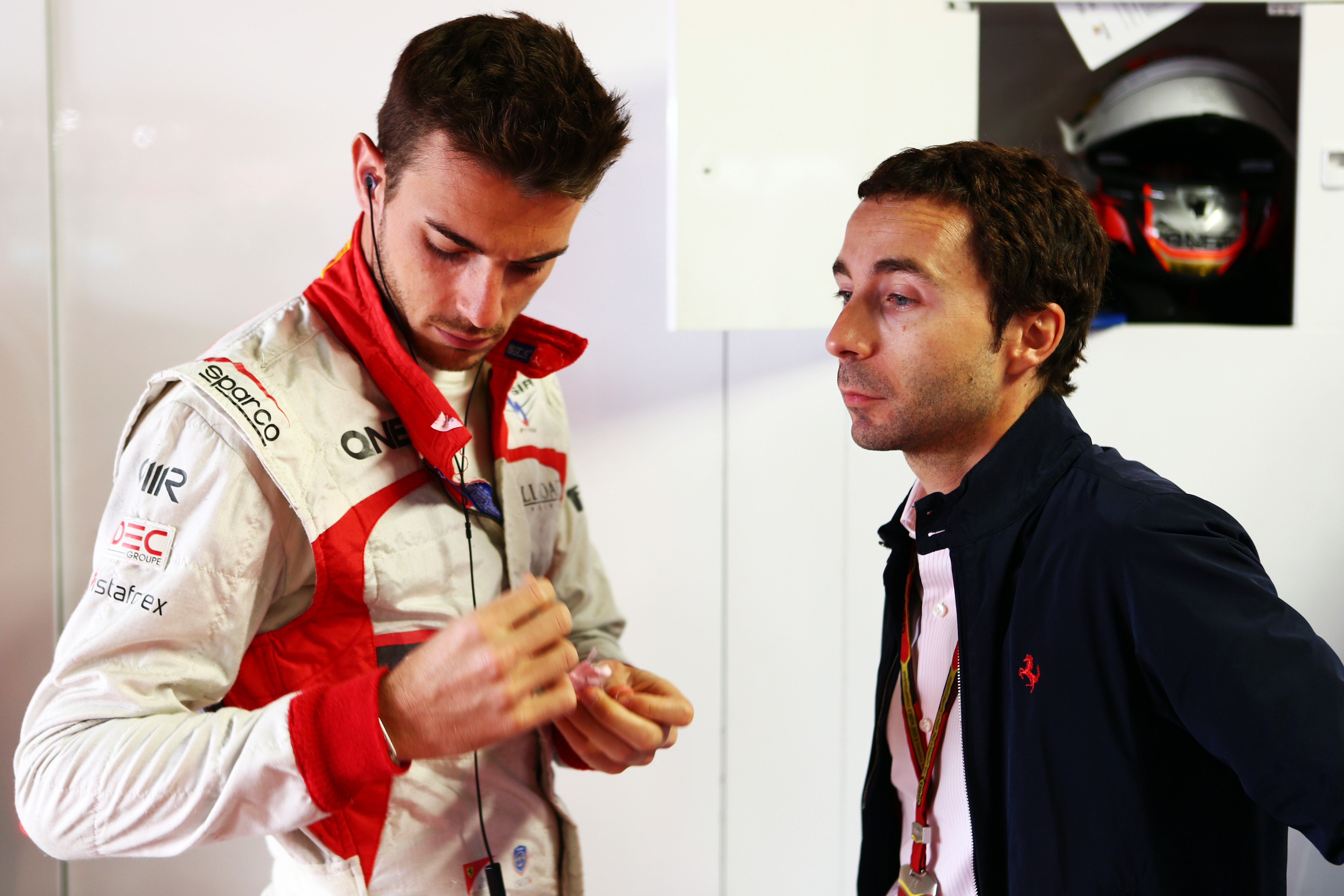 Jules Bianchi Nicolas Todt Marussia F1 Monaco 2014