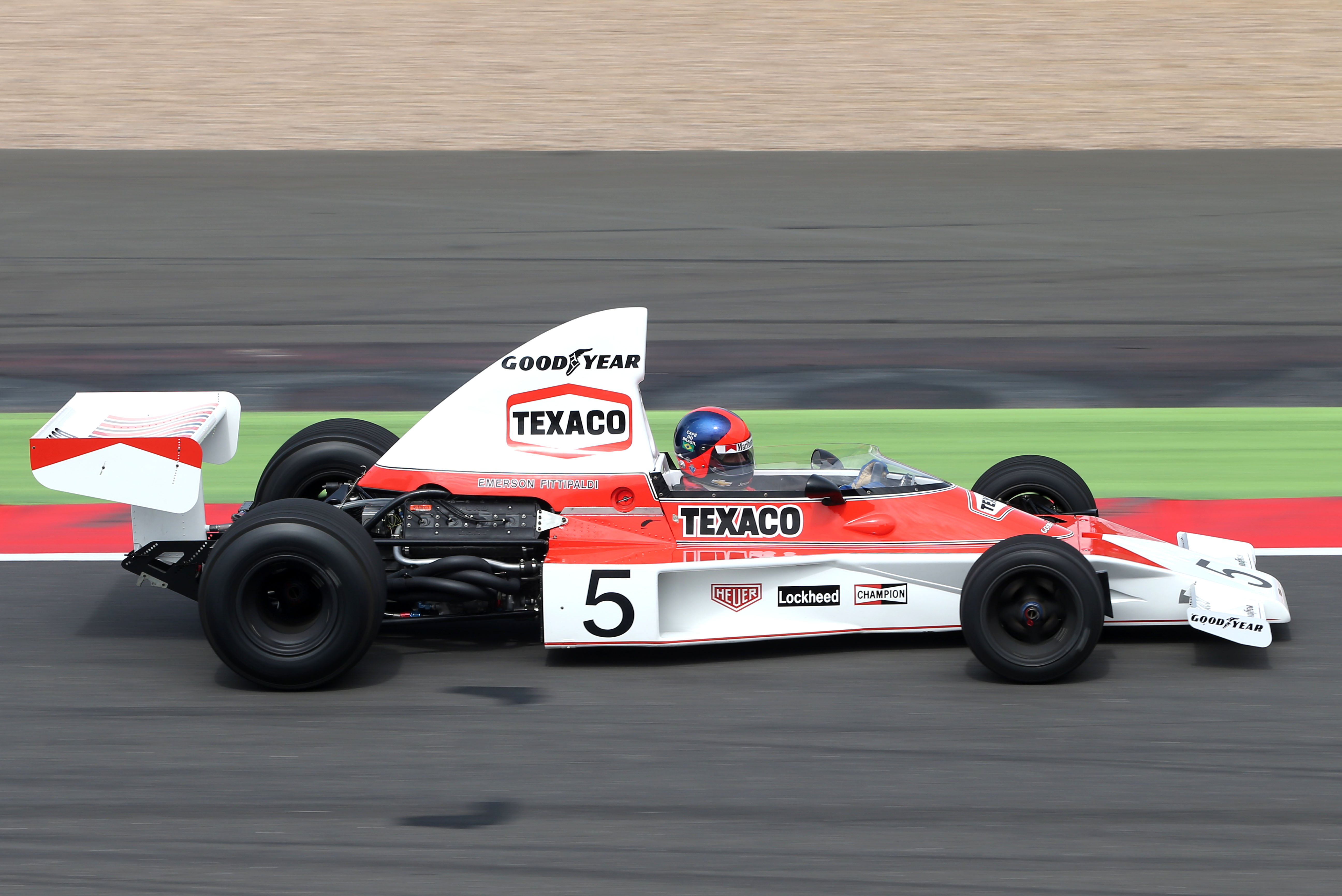 Emerson Fittipaldi The Race Legends Trophy McLaren Silverstone 2014