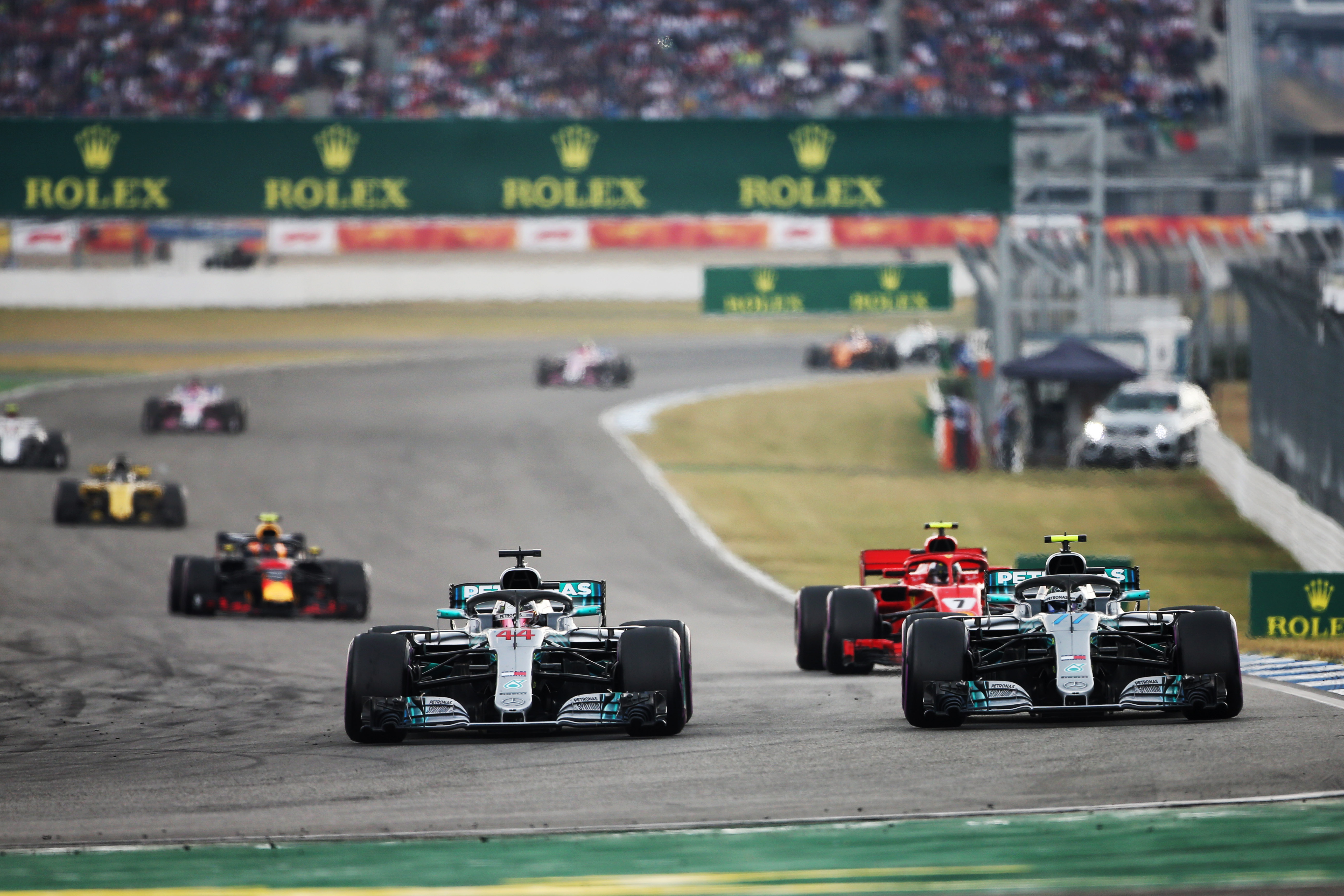 Motor Racing Formula One World Championship German Grand Prix Race Day Hockenheim, Germany