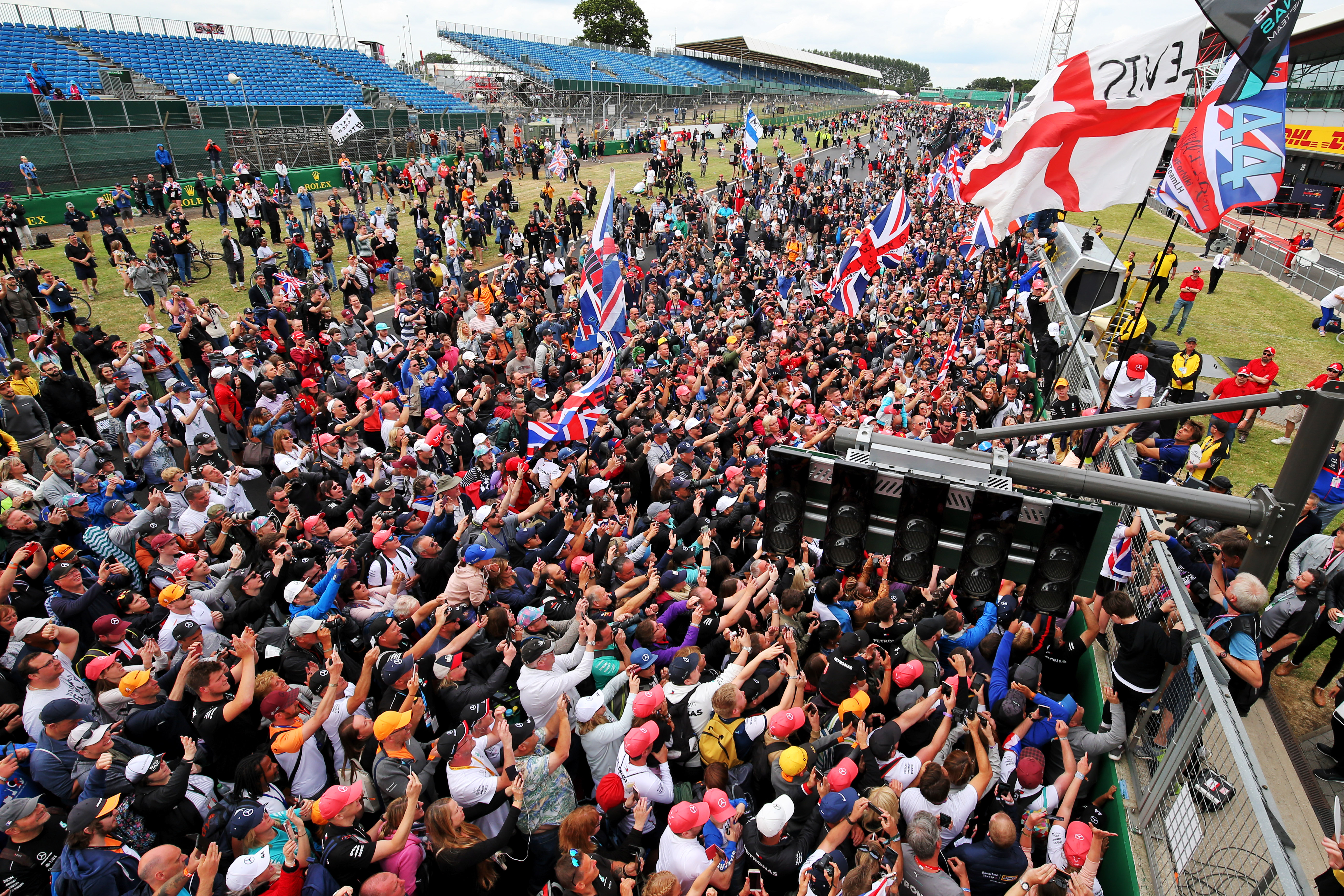 Motor Racing Formula One World Championship British Grand Prix Race Day Silverstone, England