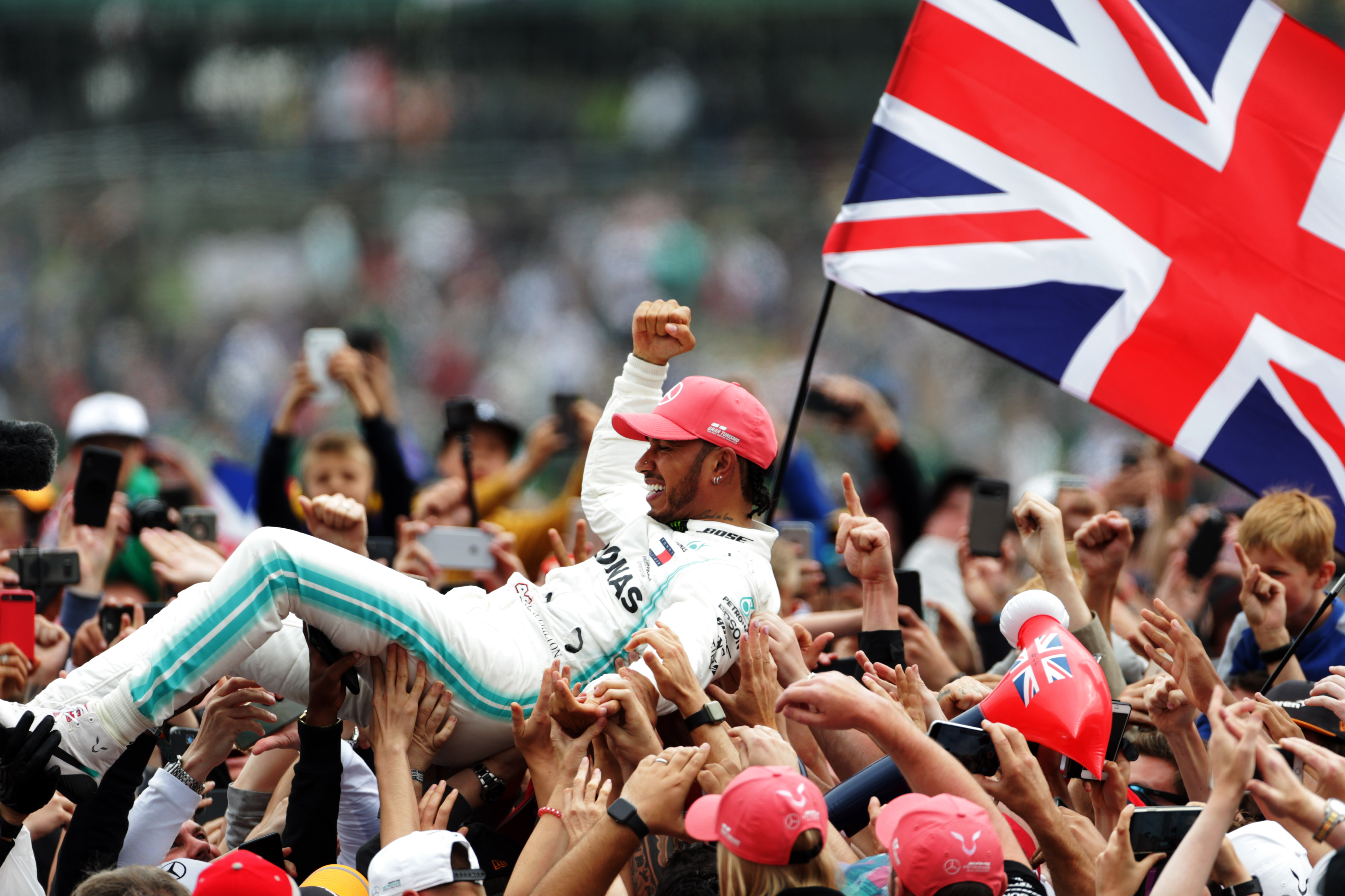 Motor Racing Formula One World Championship British Grand Prix Race Day Silverstone, England