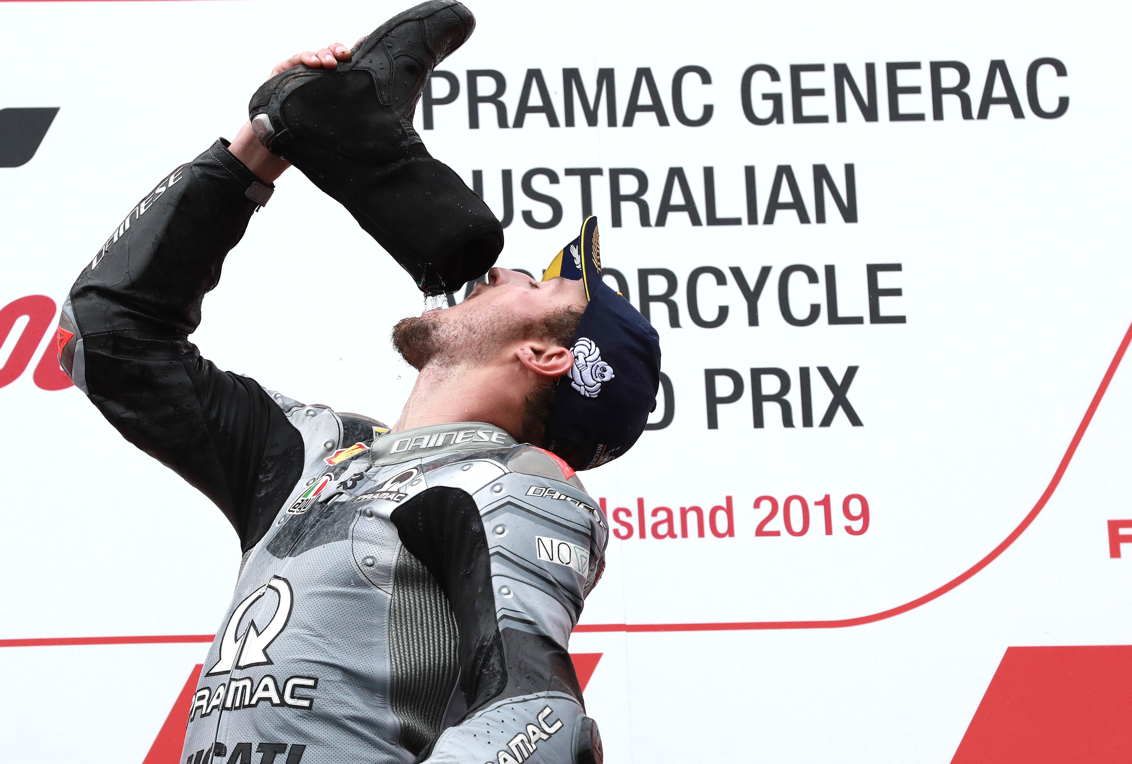 Jack Miller Phillip Island MotoGP podium 2019