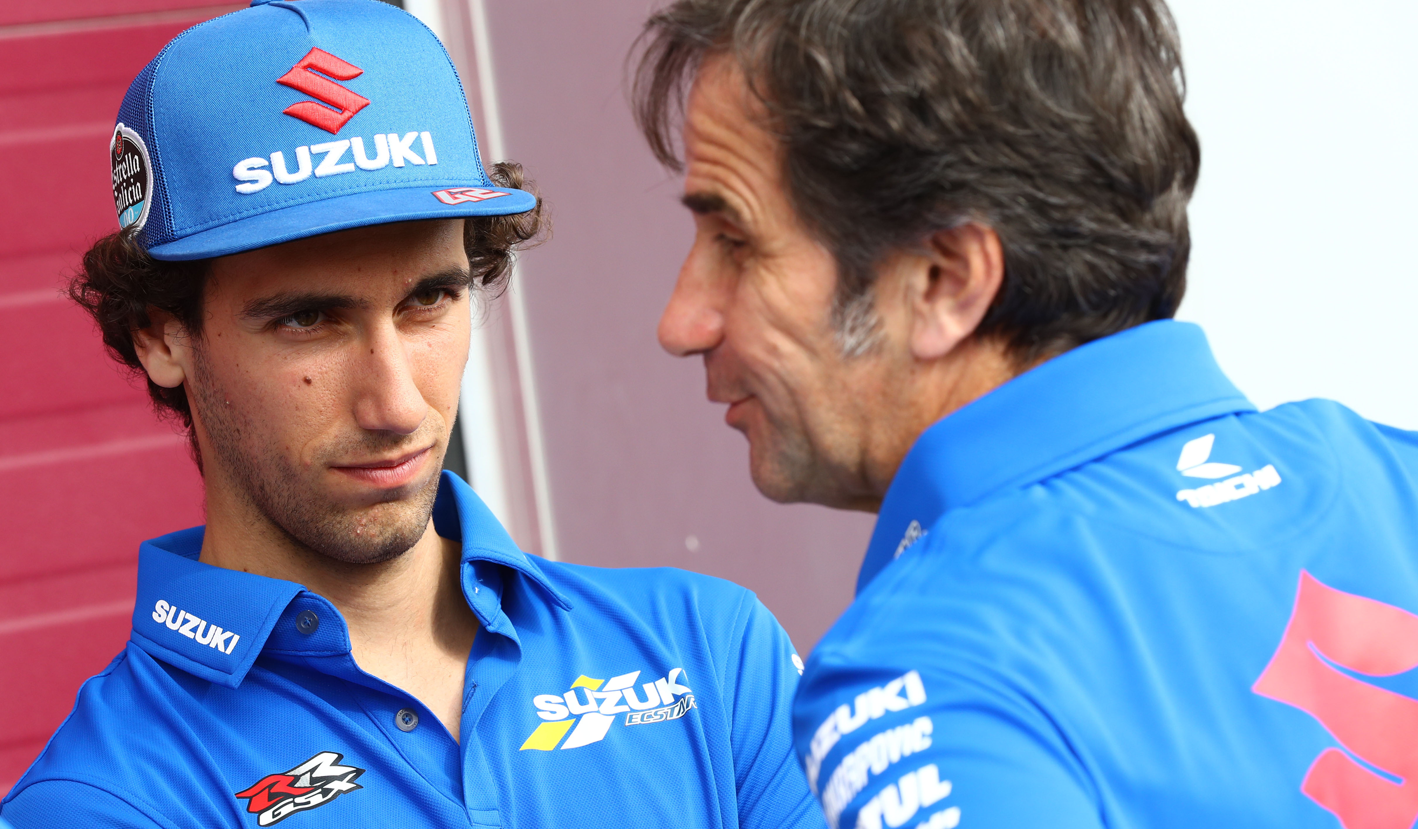 Davide Brivio Alex Rins Suzuki MotoGP 2020