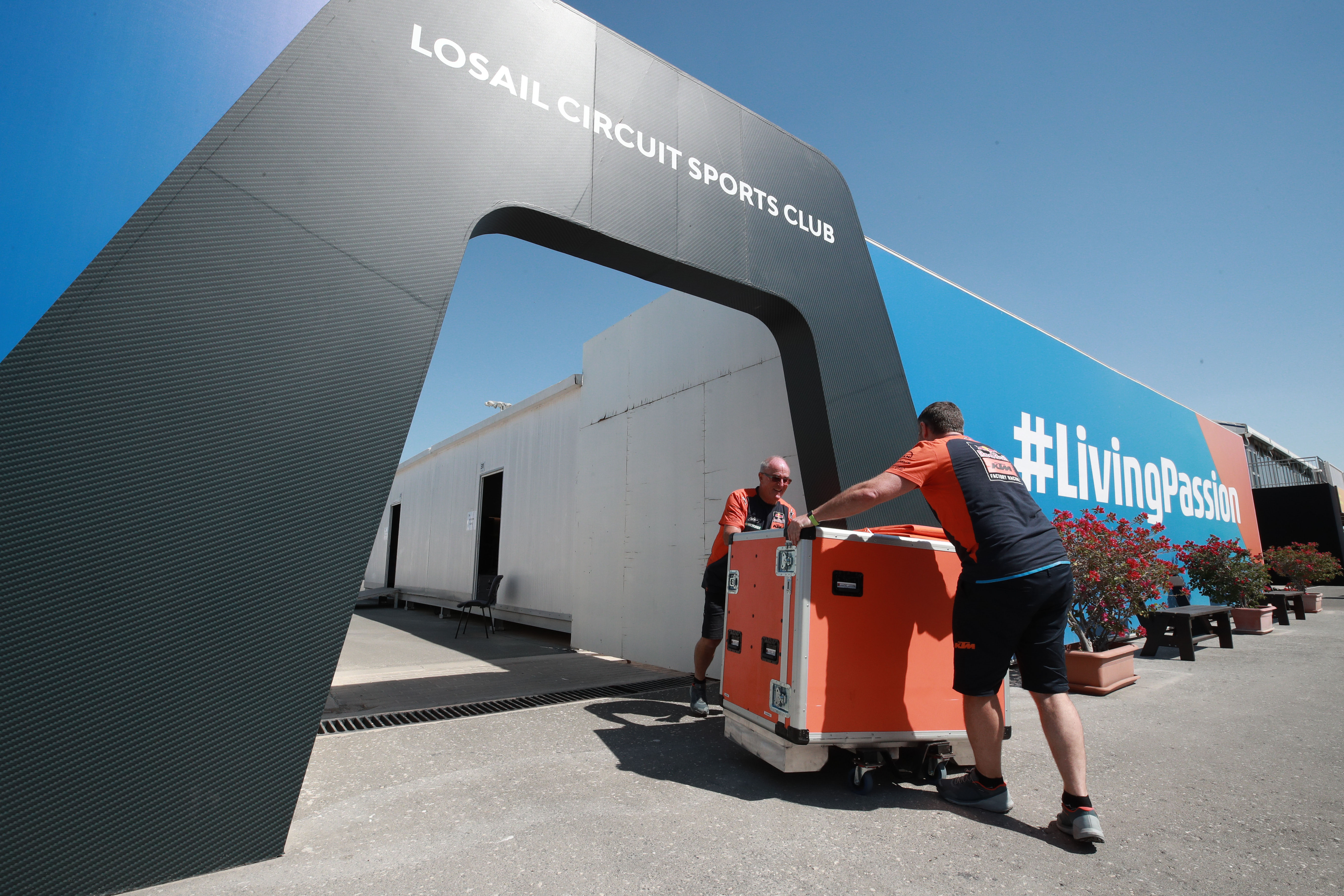 MotoGP paddock