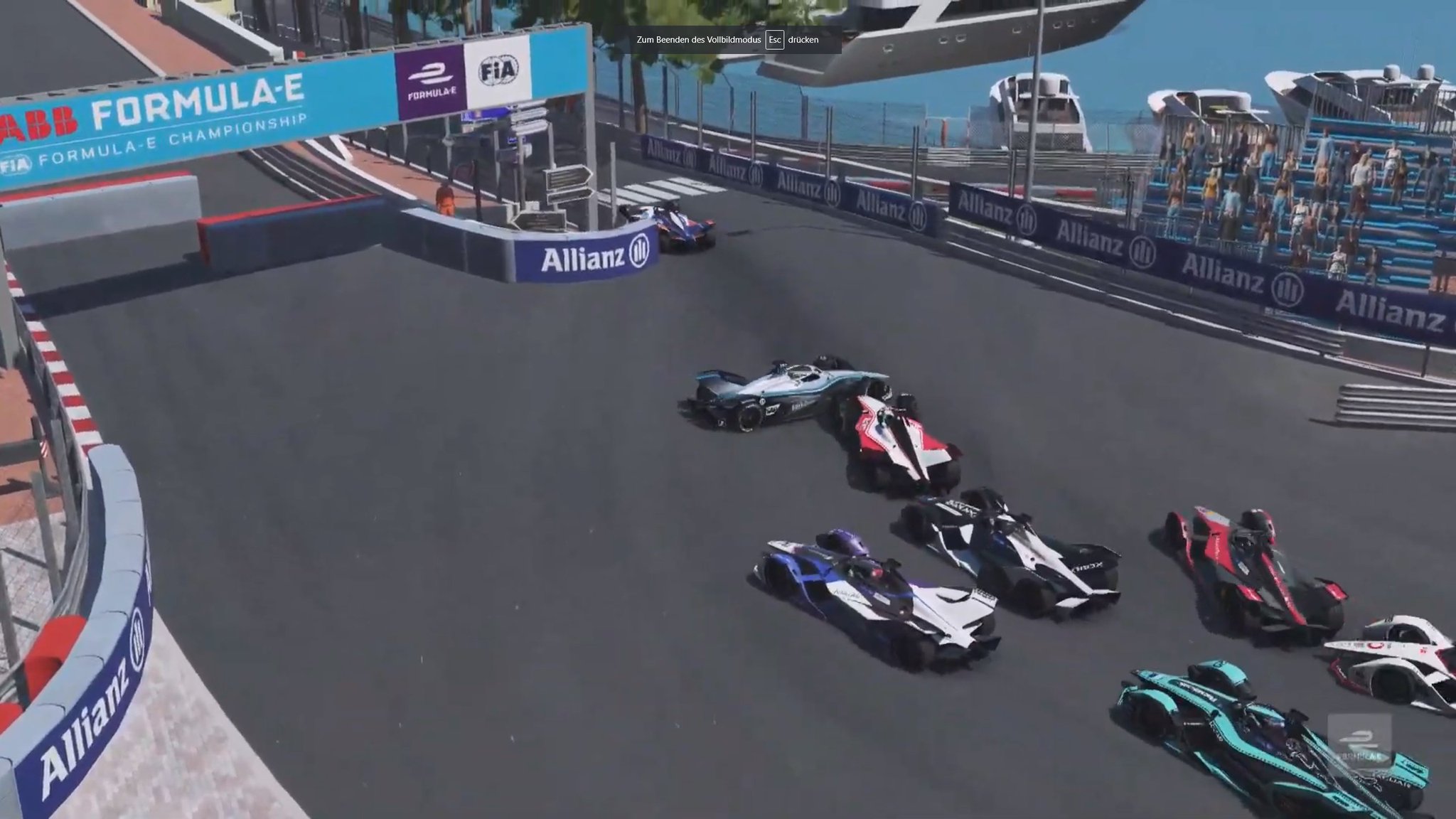 Monaco Formula E Race at Home