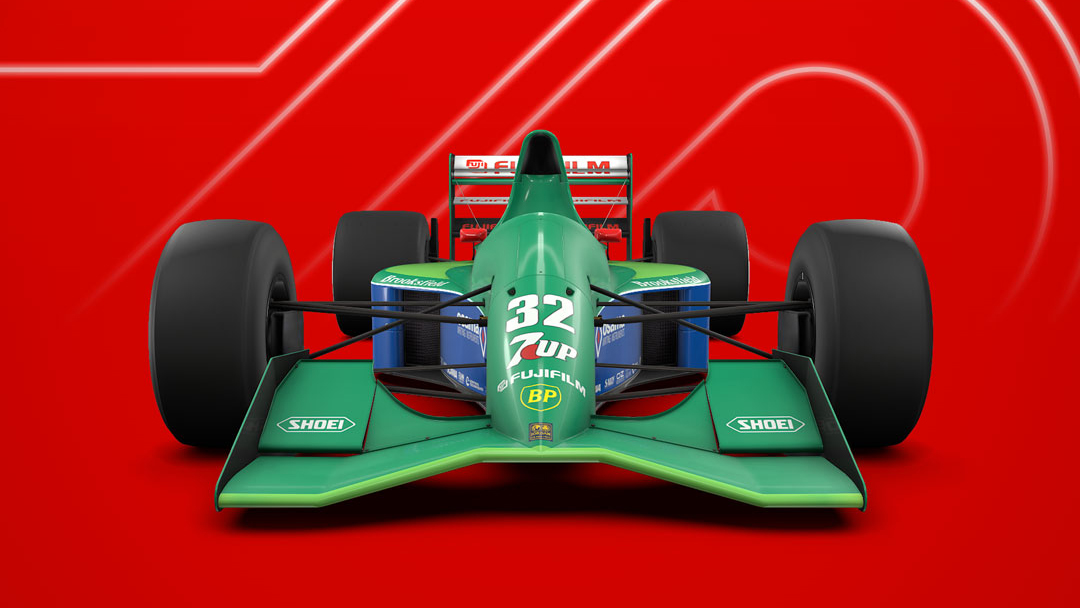 F1 2020 game Jordan 191 classic car