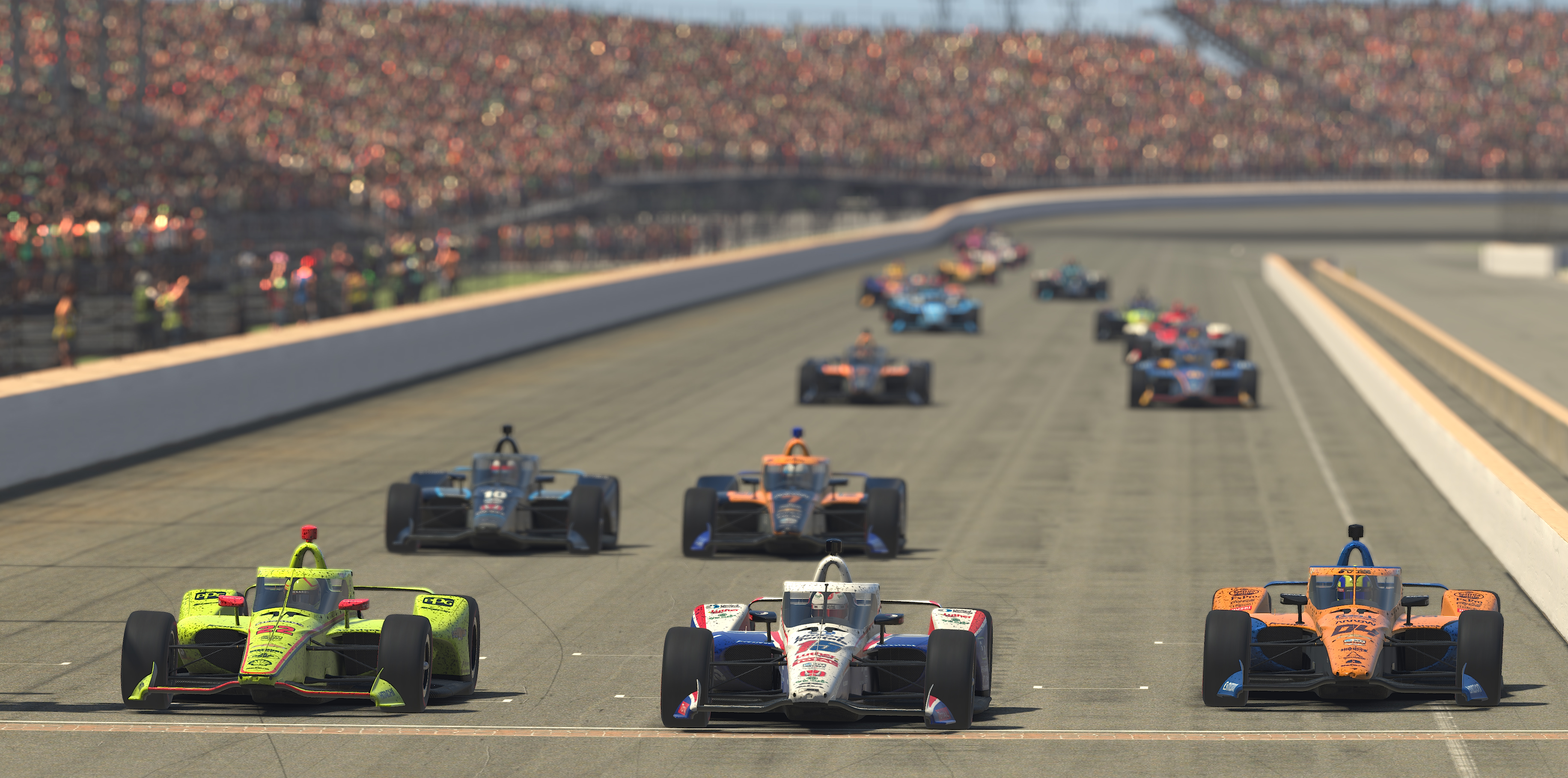 Lando Norris Simon Pagenaud Graham Rahal IndyCar iRacing 2020