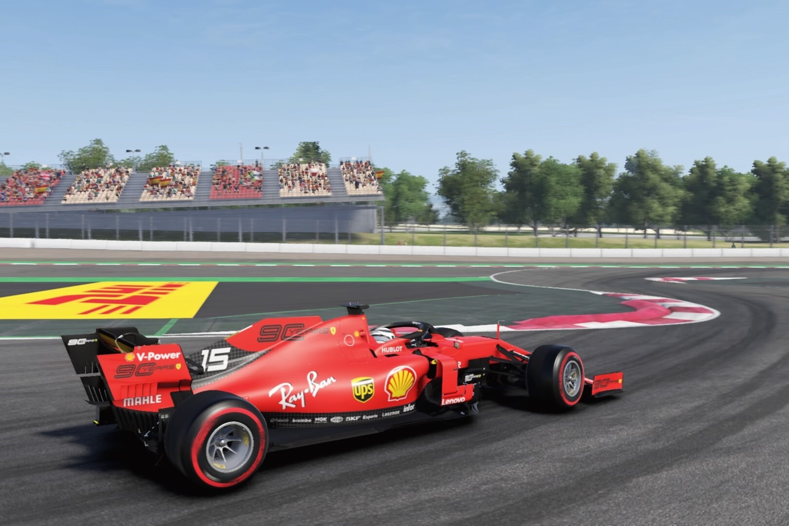 Charles Leclerc Ferrari Virtual Spanish Grand Prix