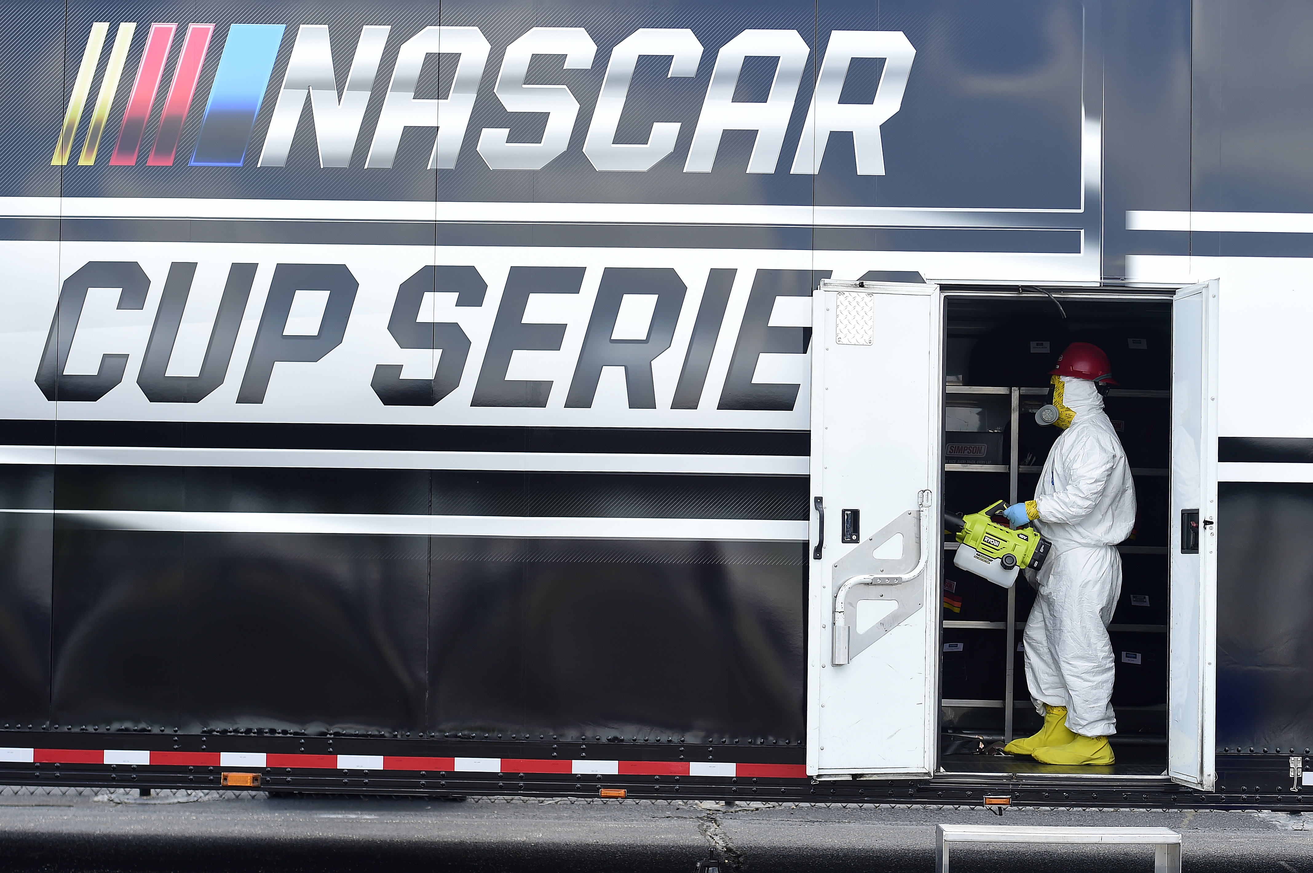 NASCAR cleaning