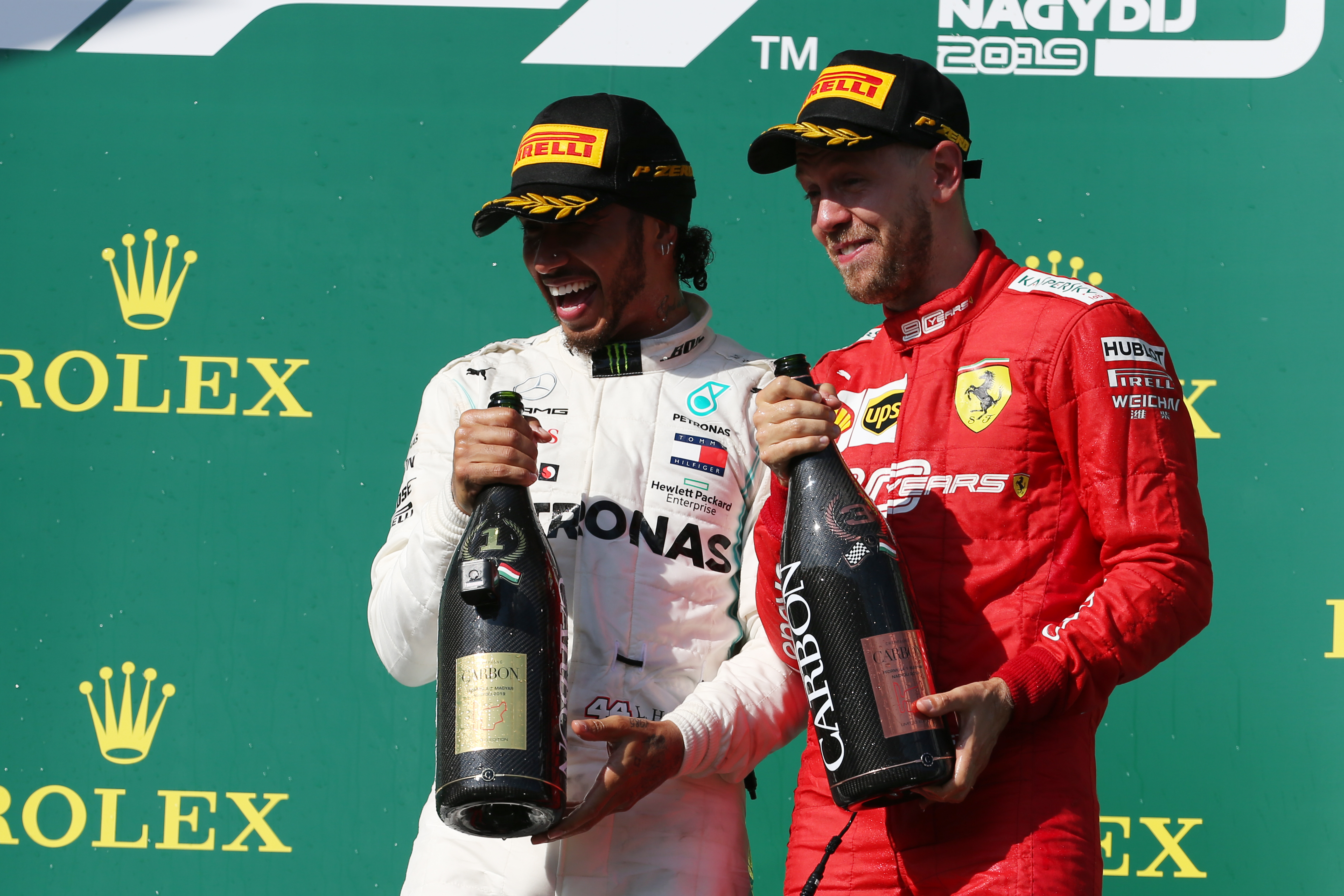 Lewis Hamilton Sebastian Vettel Ferrari Mercedes F1 2019