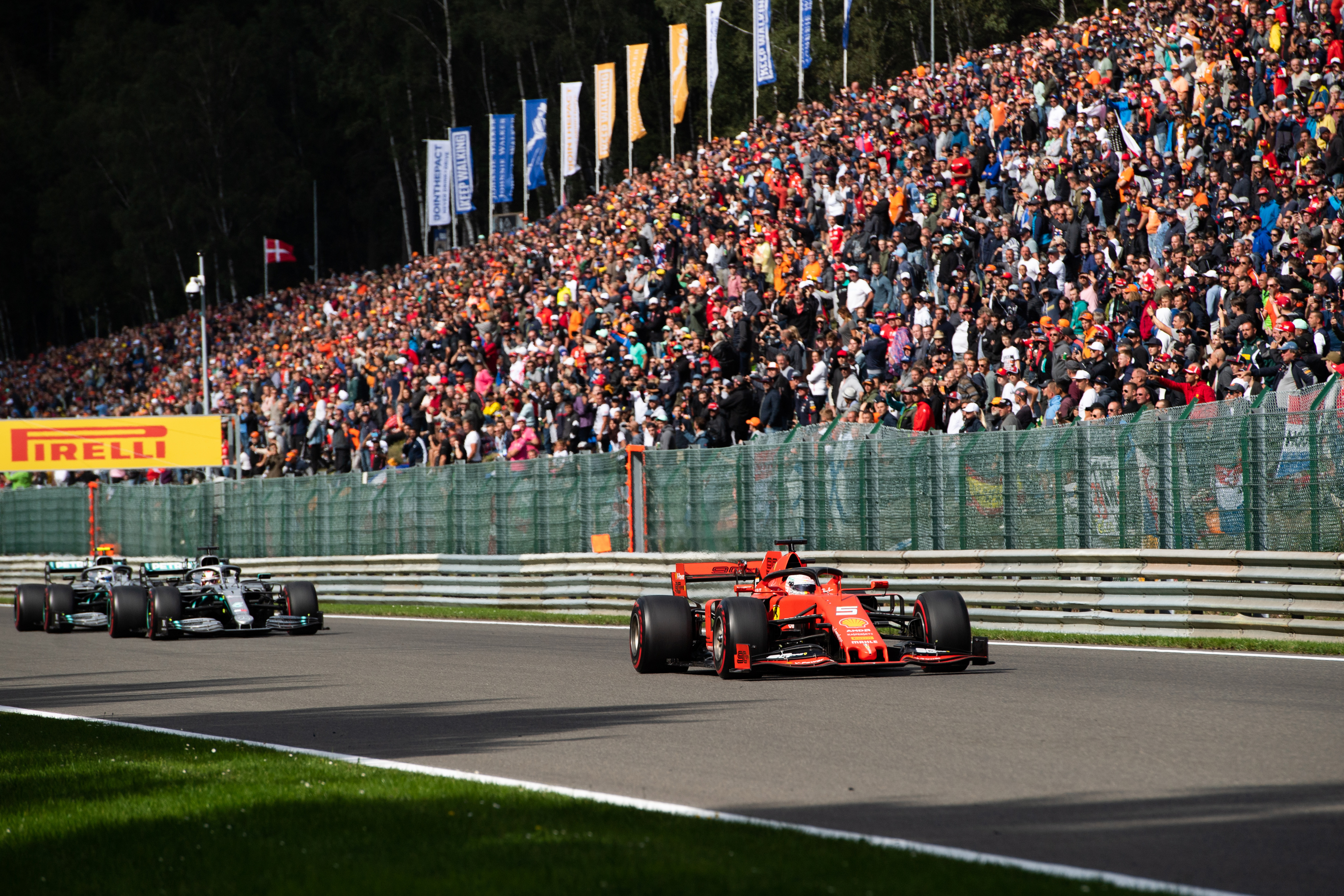 Sebastian Vettel Belgian GP Spa 2019