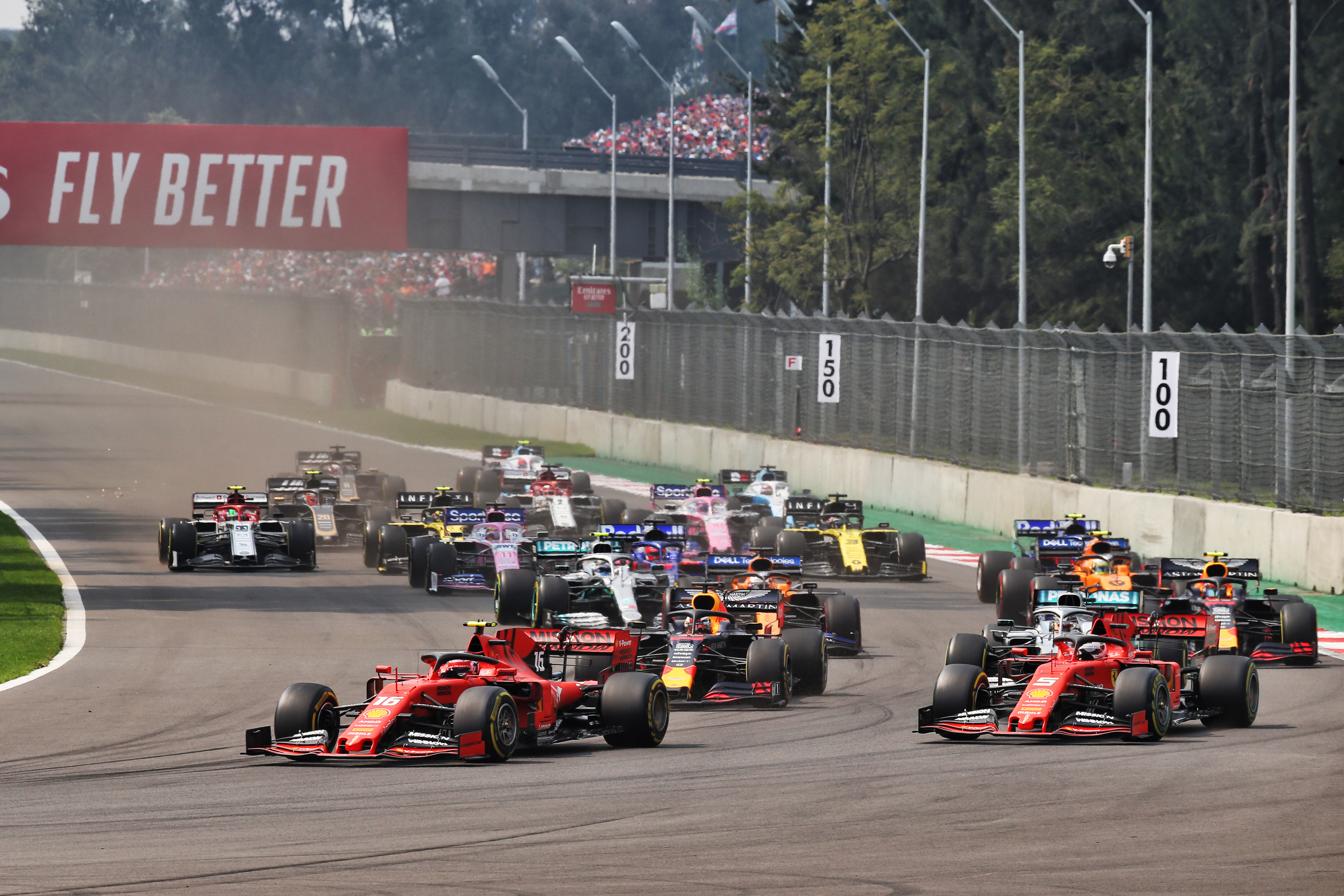 Sebastian Vettel Charles Leclerc F1 Ferrari 2019