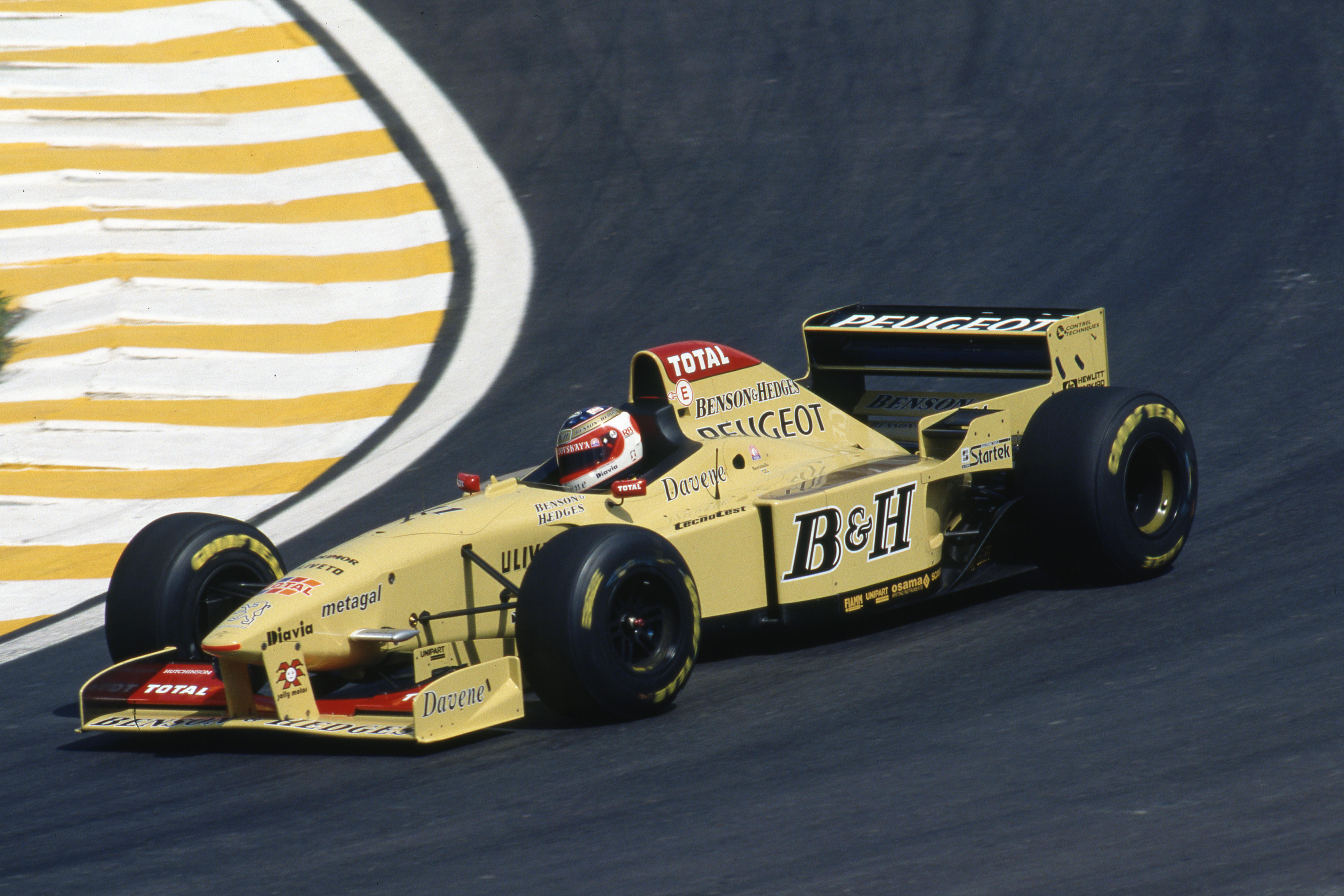 Rubens Barrichello Jordan Brazilian Grand Prix 1996 Interlagos