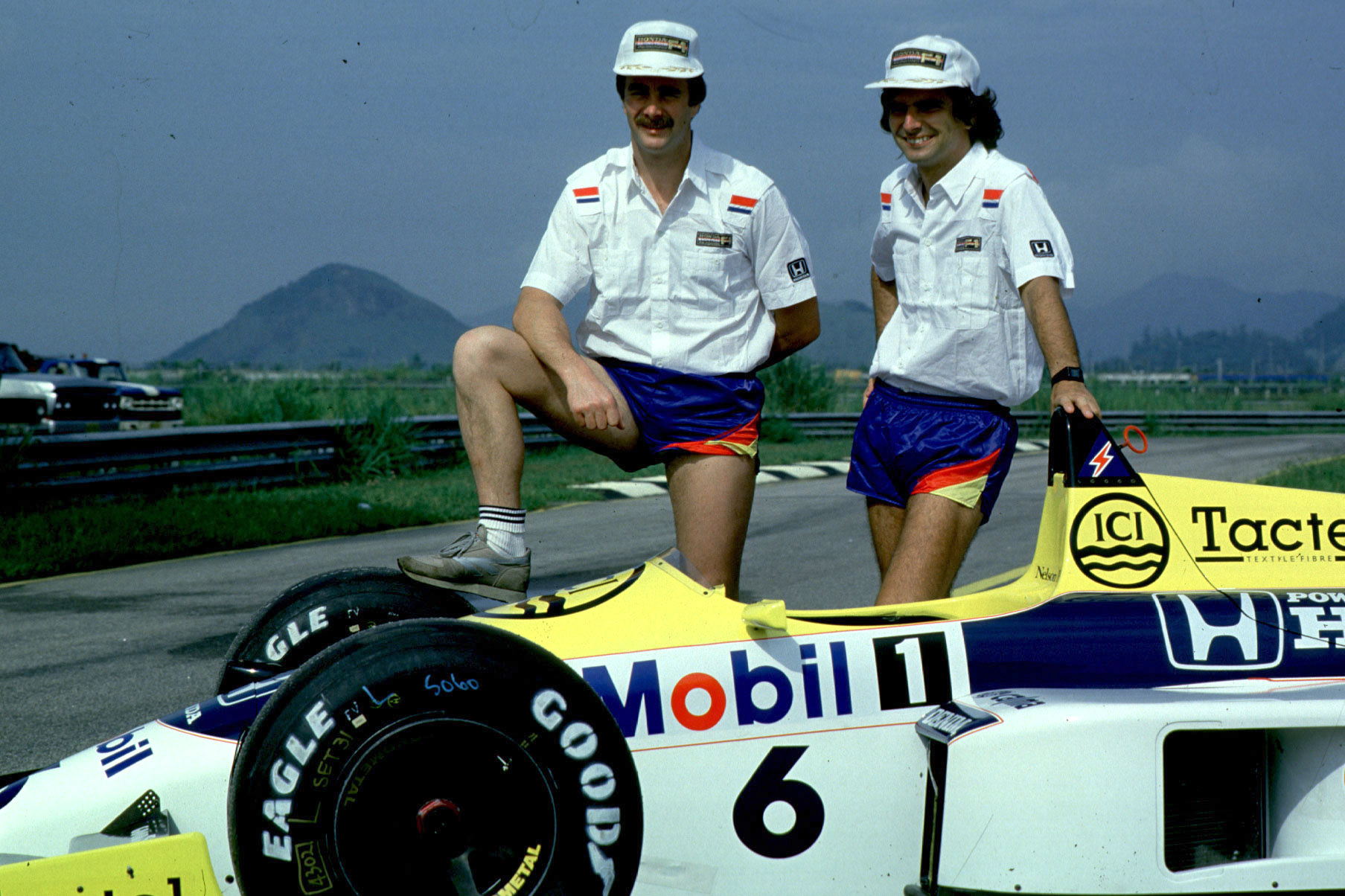 Nigel Mansell Nelson Piquet 1986