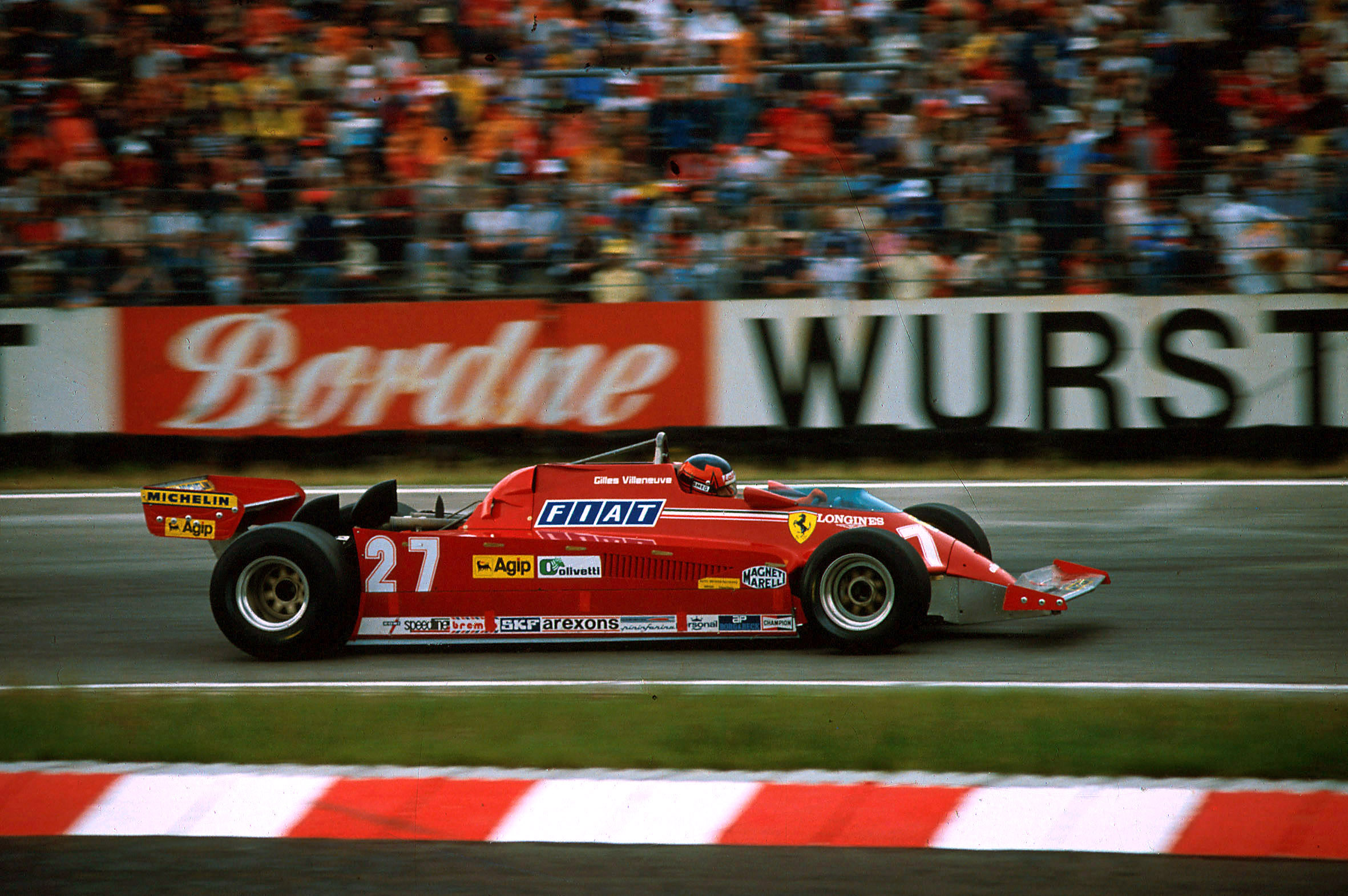 Gilles Villeneuve Ferrari German Grand Prix 1981 Hockenheim