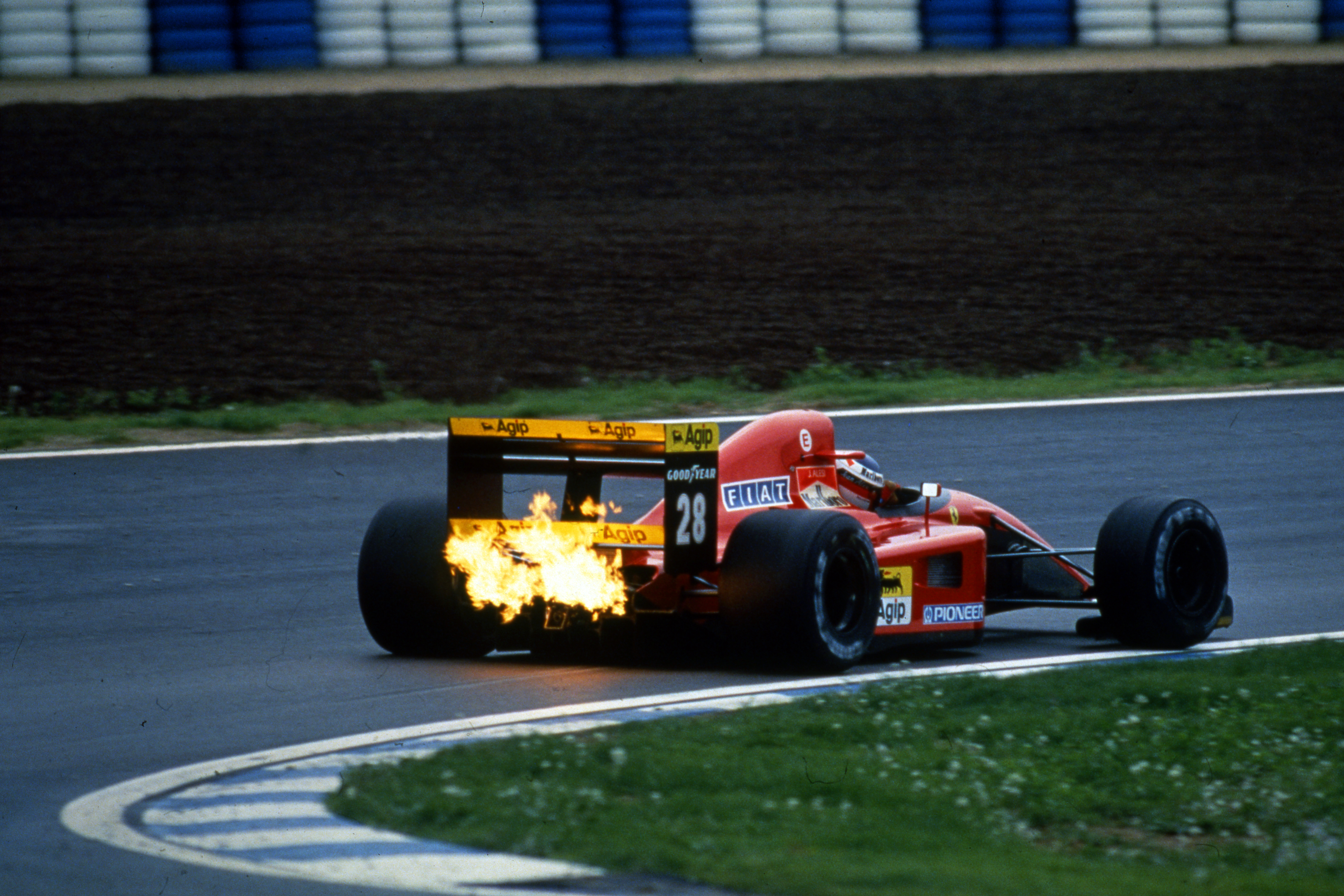 Jean Alesi Ferrari Spanish Grand Prix 1991 Barcelona