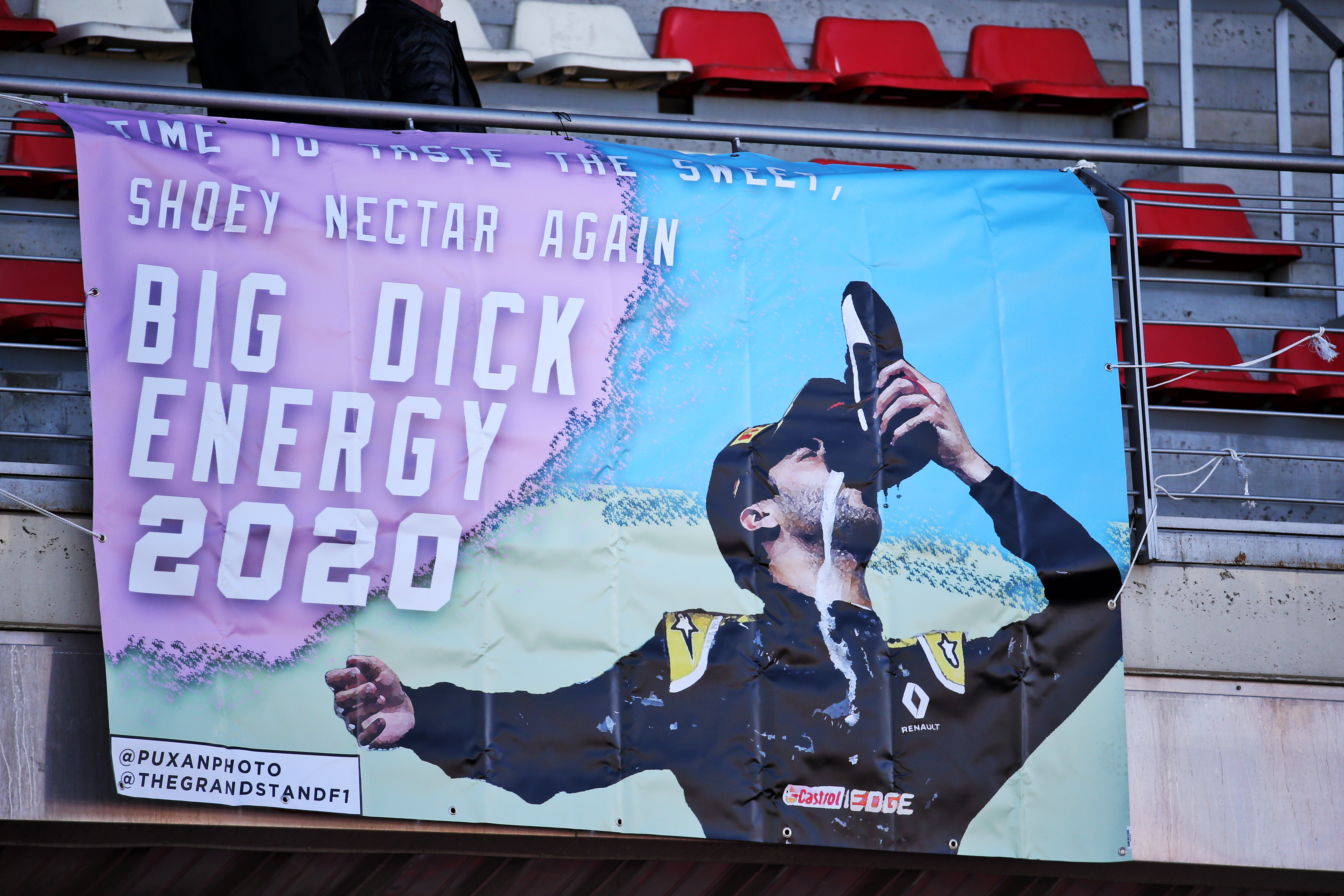 Daniel Ricciardo fans banner