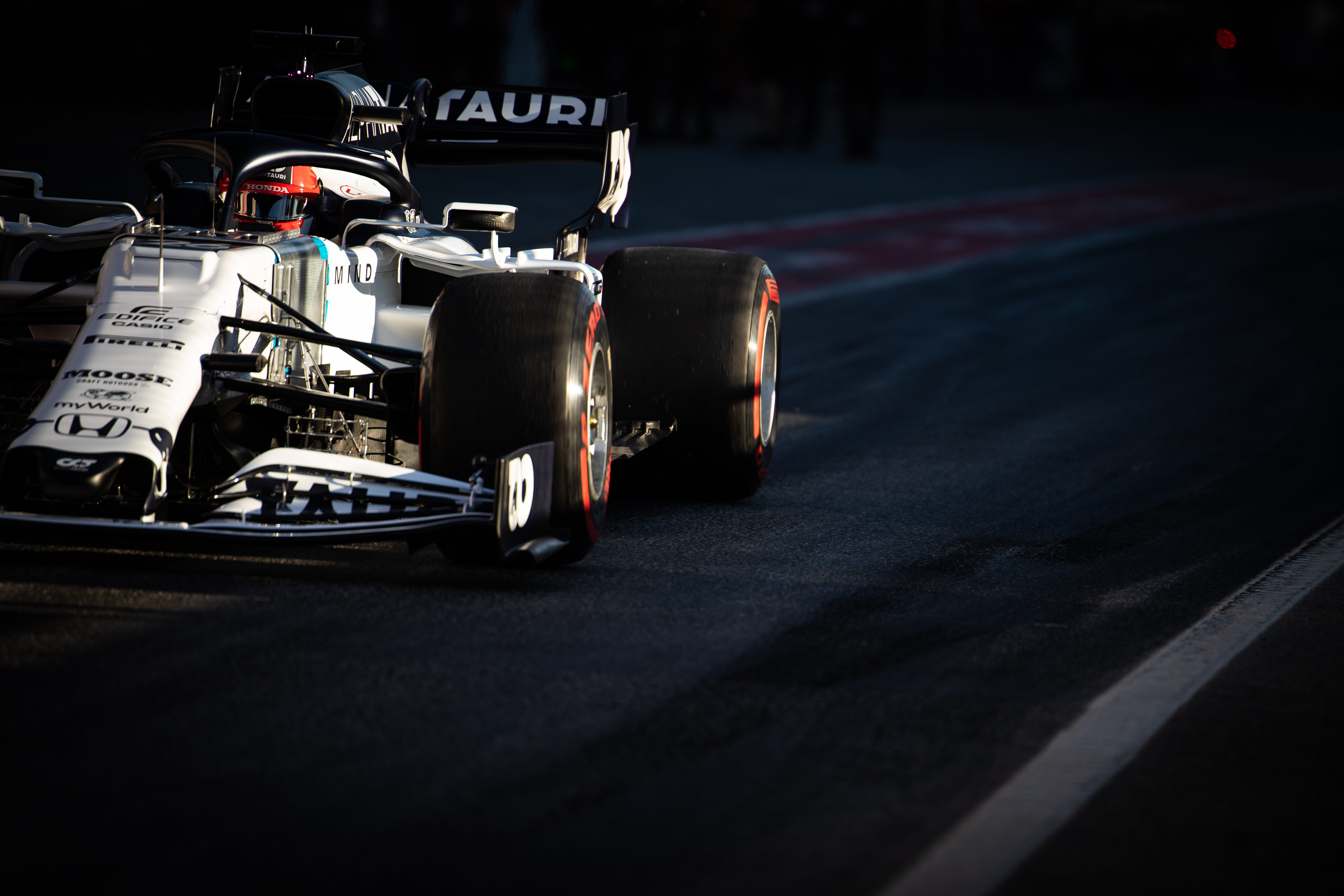 Daniil Kvyat AlphaTauri Barcelona F1 testing 2020