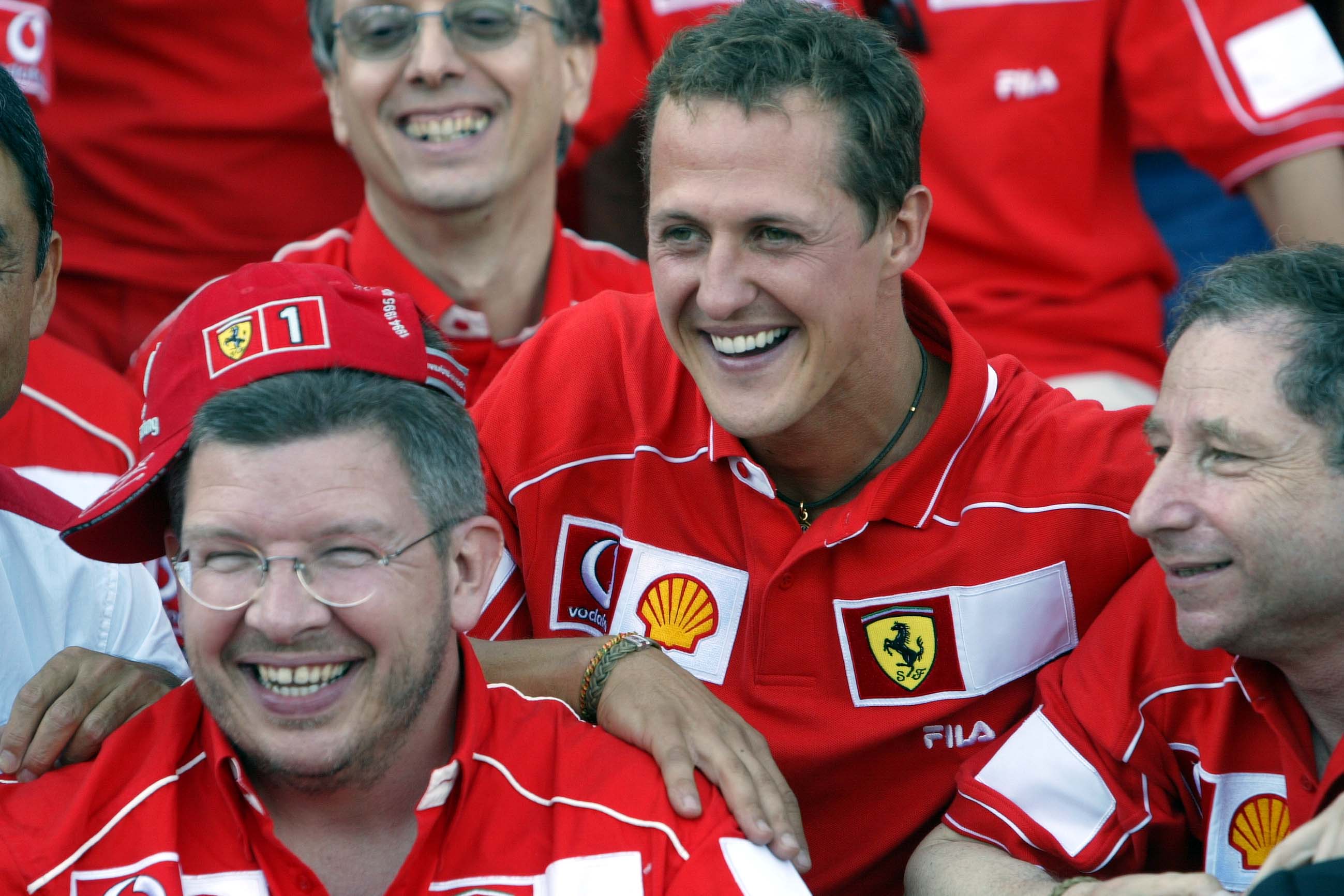 Ross Brawn Michael Schumacher Jean Todt 2002