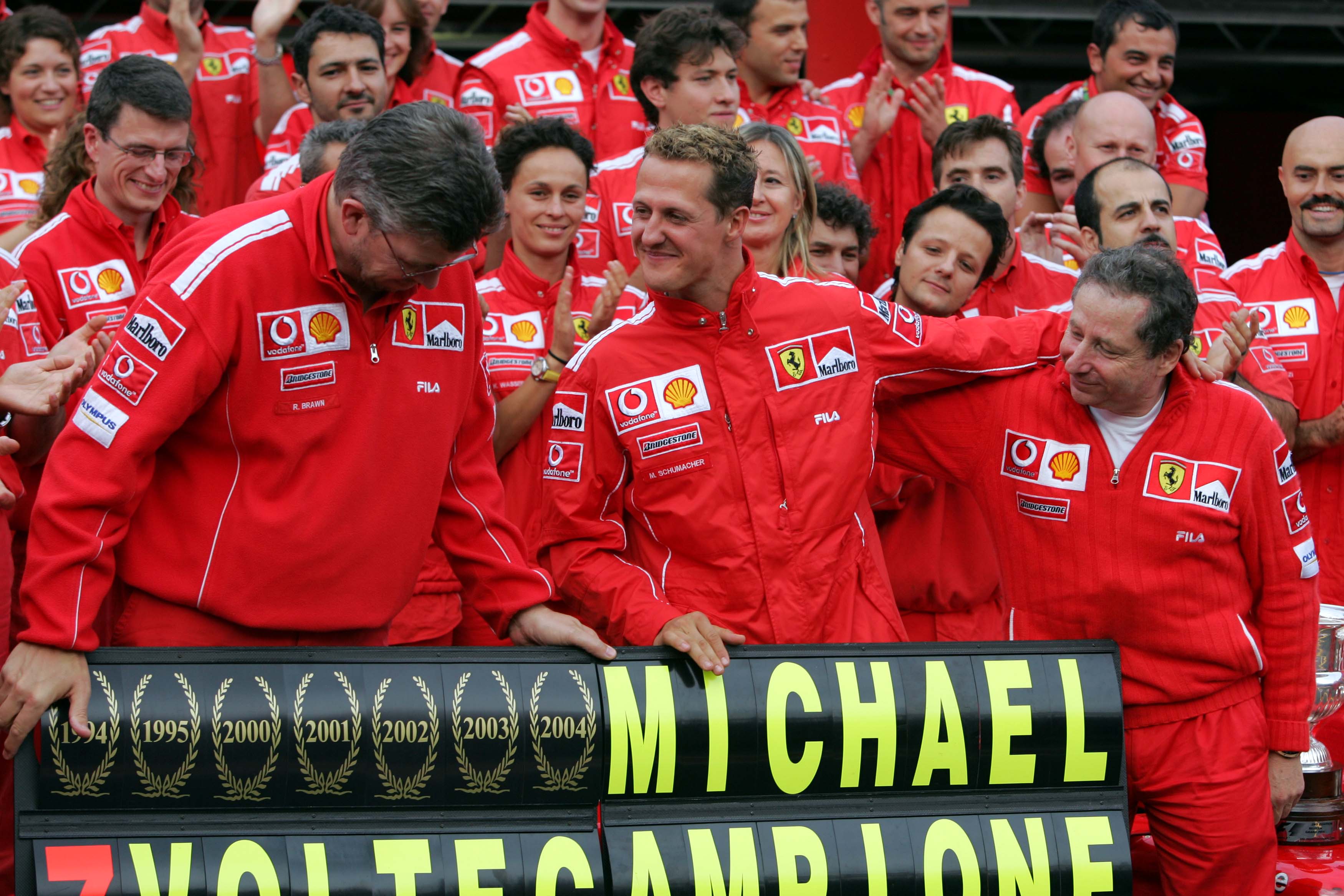 Michael Schumacher Ross Brawn Jean Todt Ferrari F1 2006