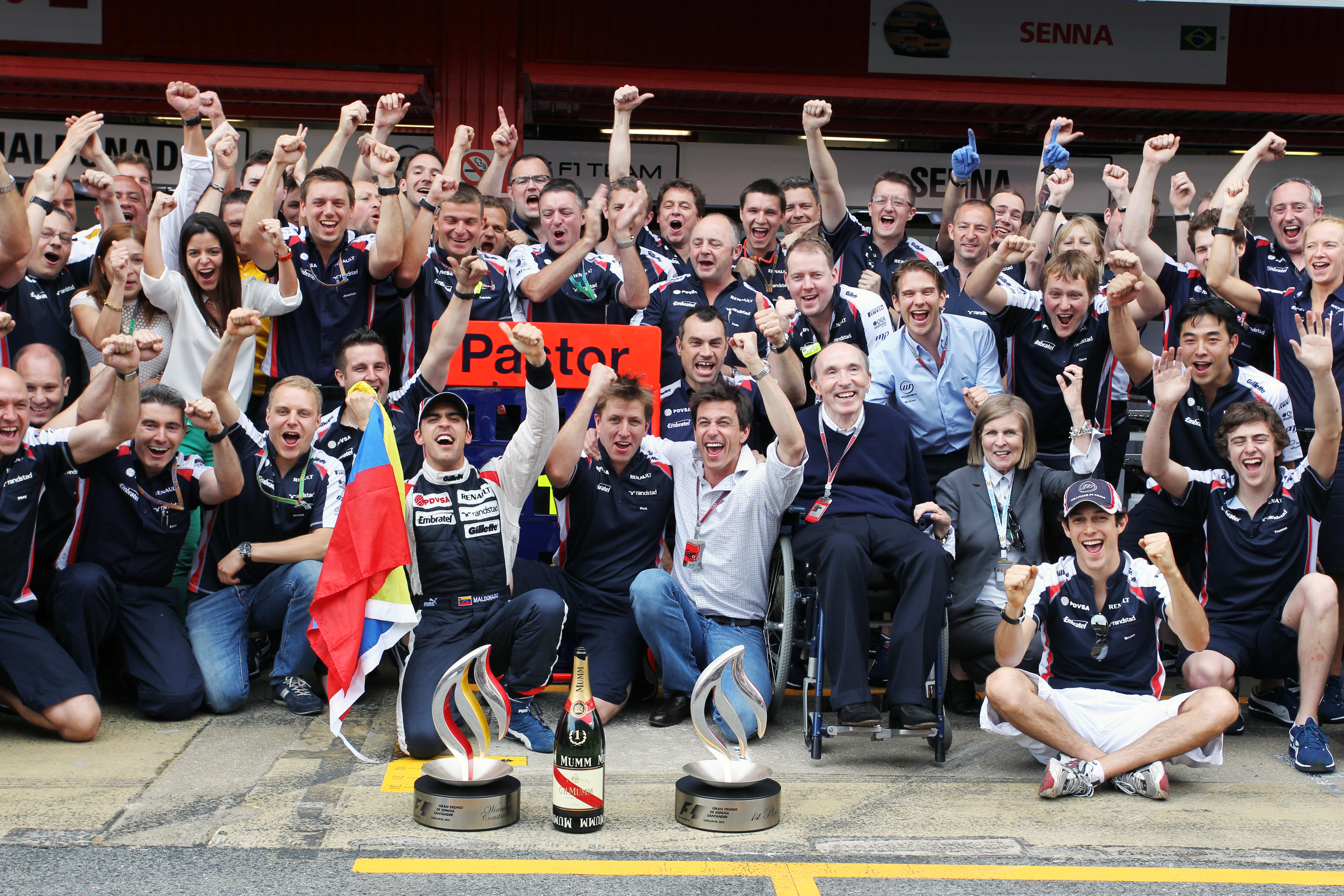 Pastor Maldonado wins Spanish Grand Prix 2012