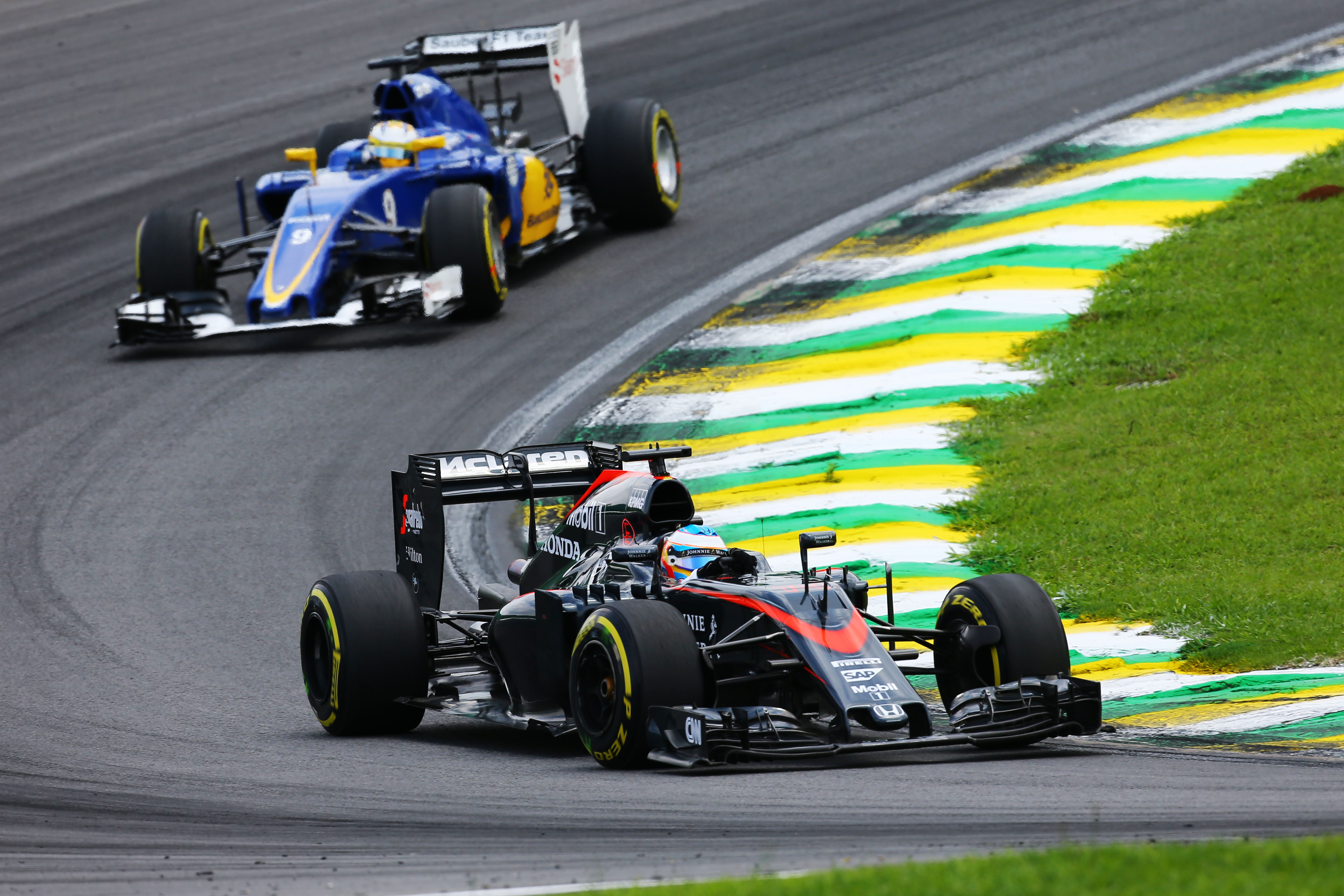 Fernando Alonso McLaren Brazilian Grand Prix 2015 Interlagos