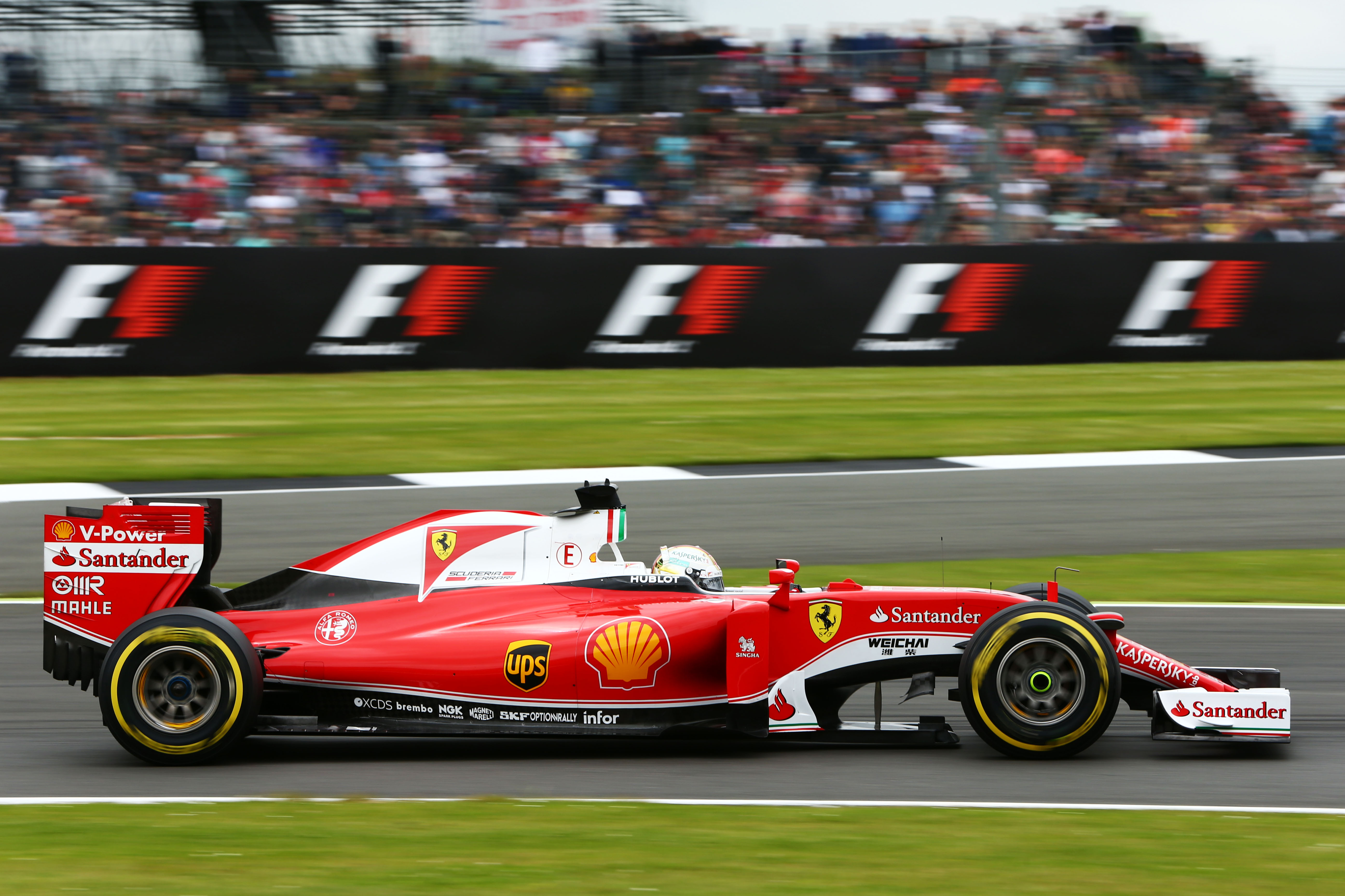 Sebastian Vettel Ferrari British Grand Prix 2016 Silverstone