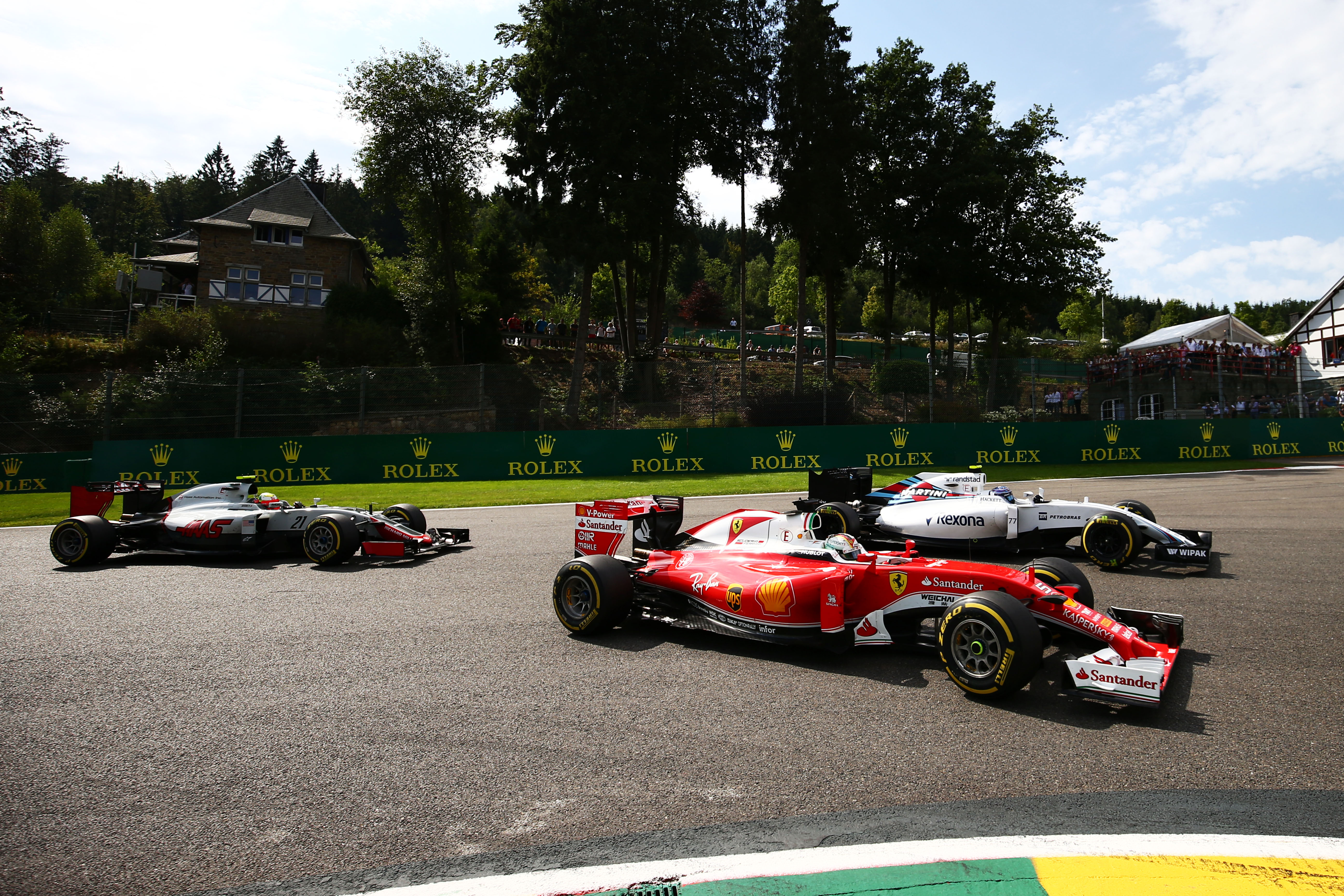 Sebastian Vettel Ferrari Belgian Grand Prix 2016 Spa