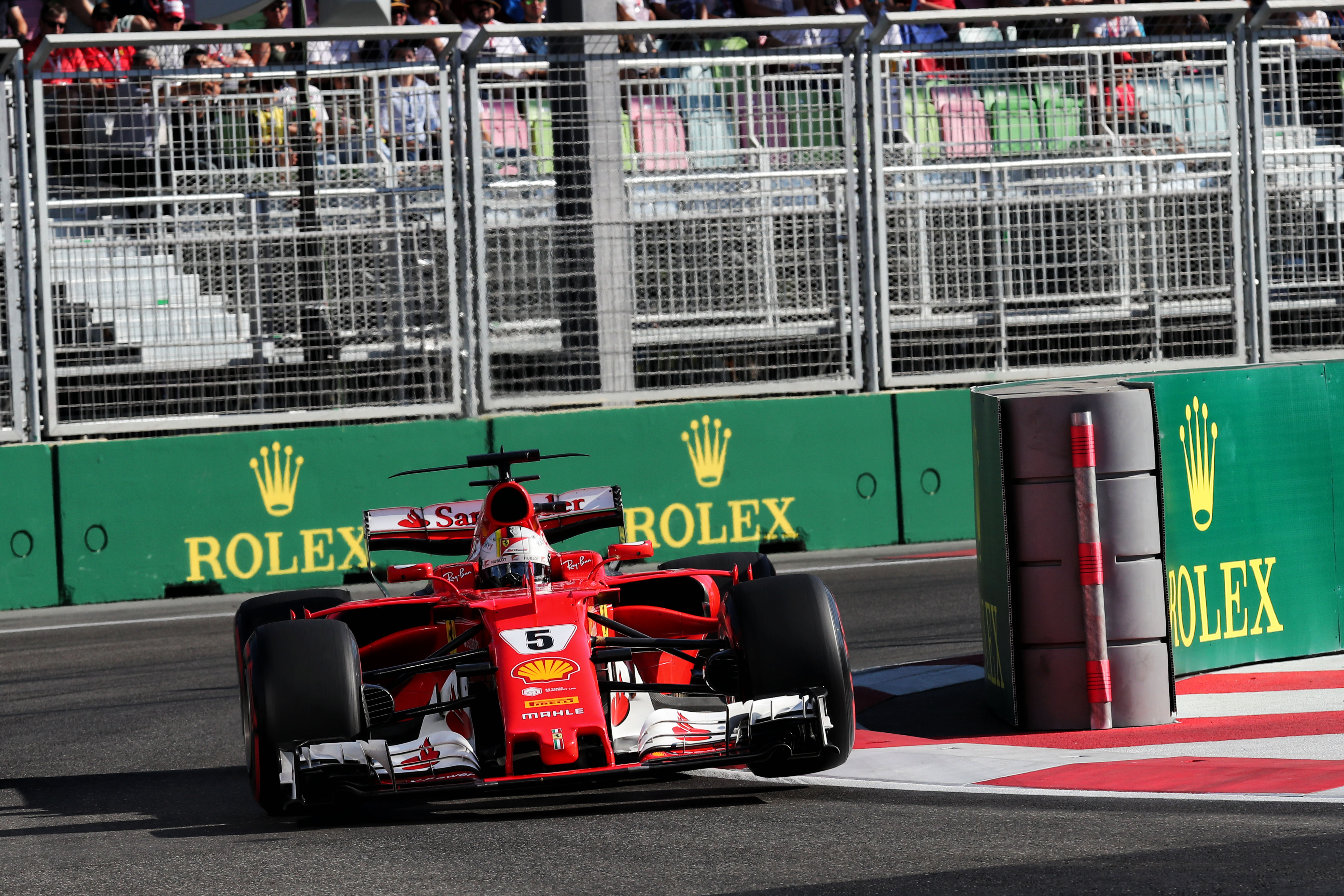 Sebastian Vettel Ferrari Azerbaijan Grand Prix 2017