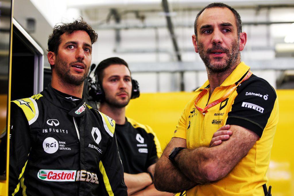 Daniel Ricciardo Cyril Abiteboul Renault F1