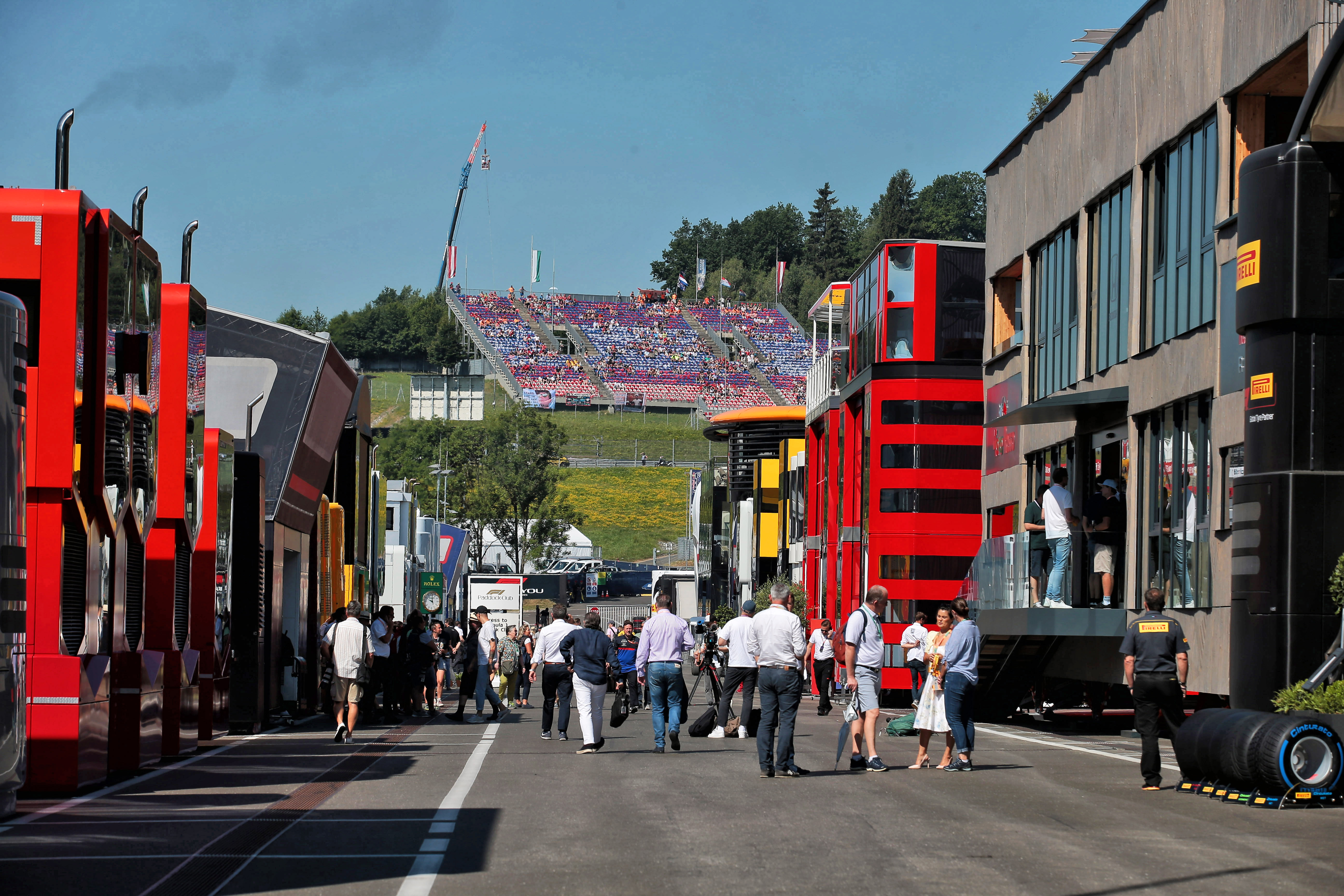 F1 paddock Red Bull Ring 2019