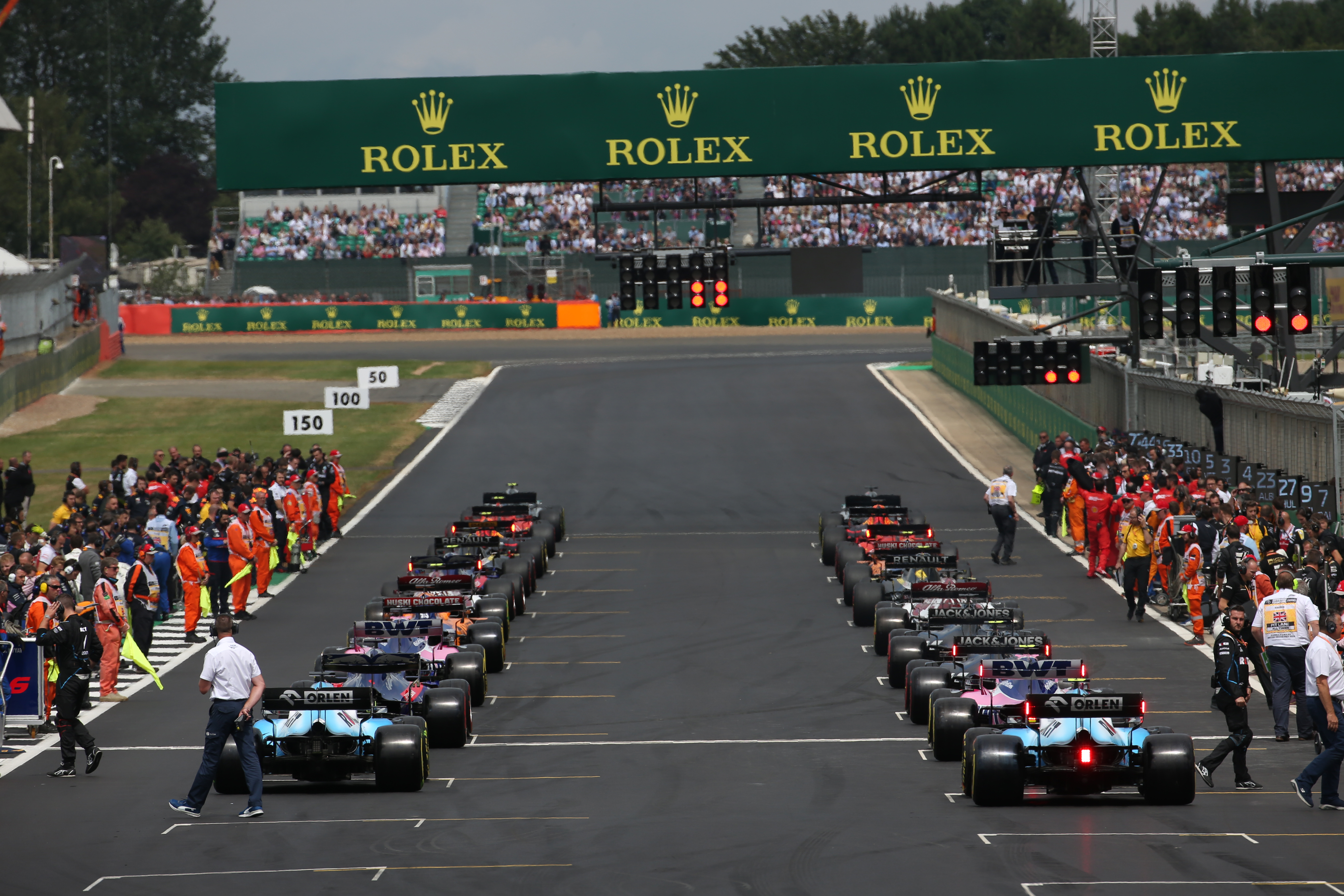 Motor Racing Formula One World Championship British Grand Prix Race Day Silverstone, England