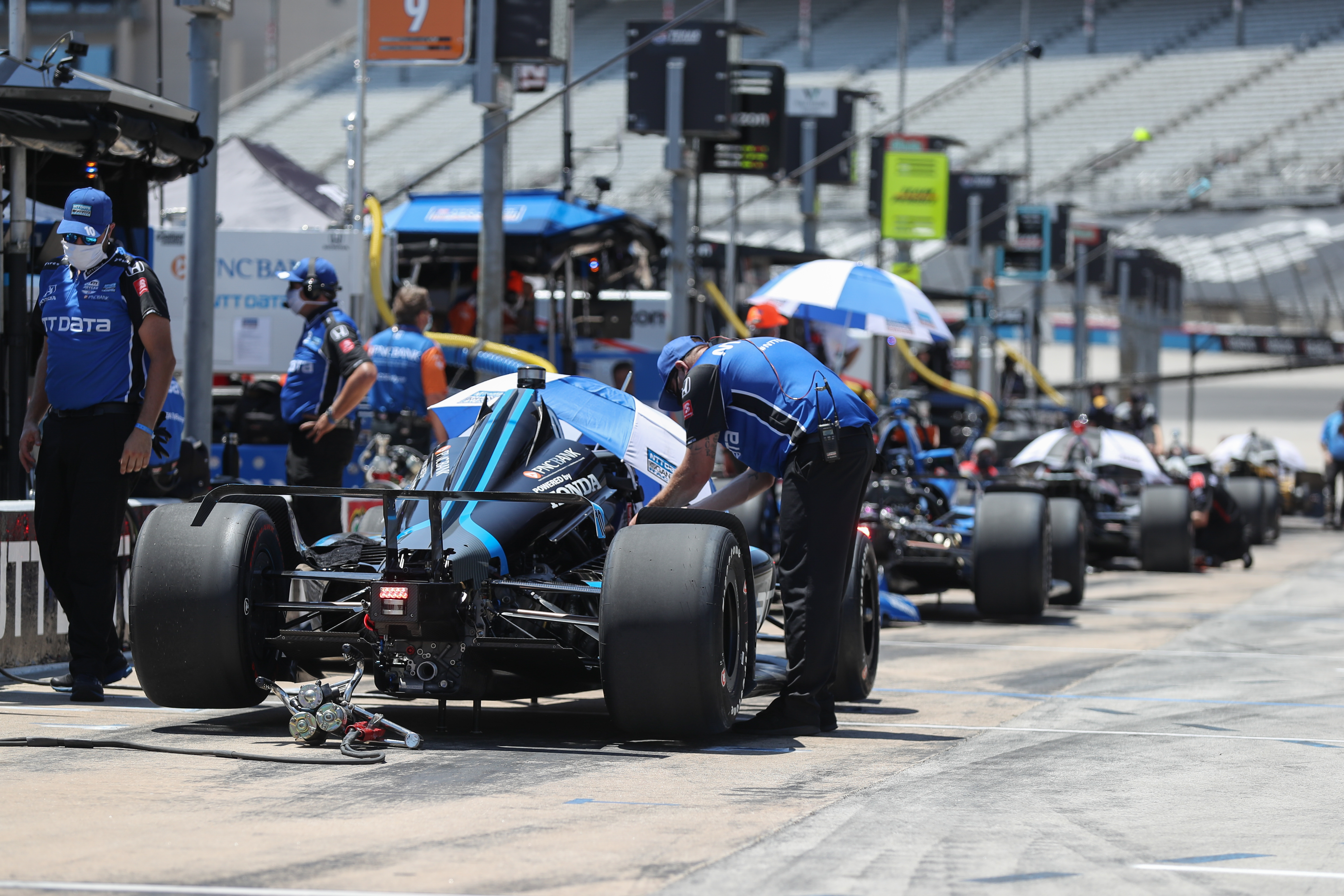 IndyCar Texas pitlane