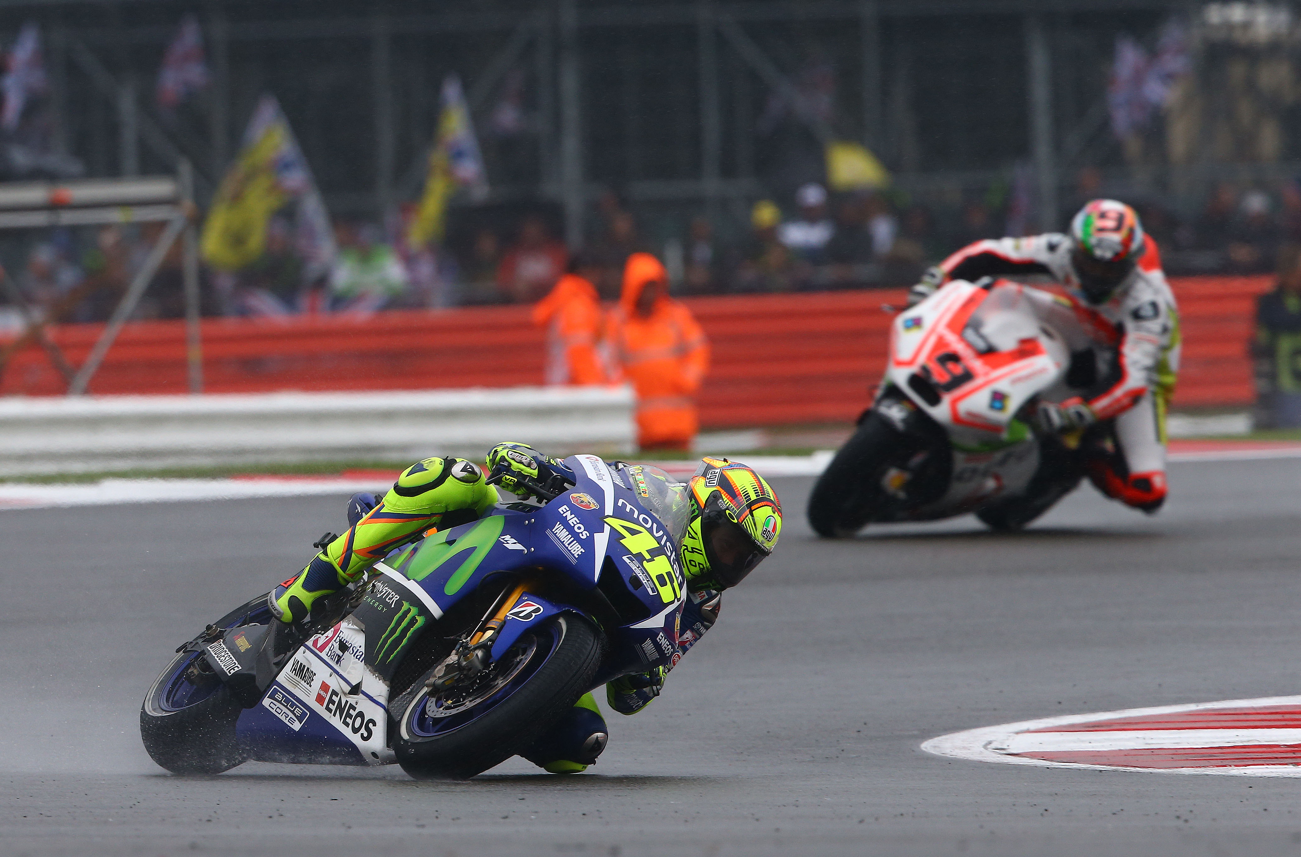 Valentino Rossi Yamaha Silverstone MotoGP 2015