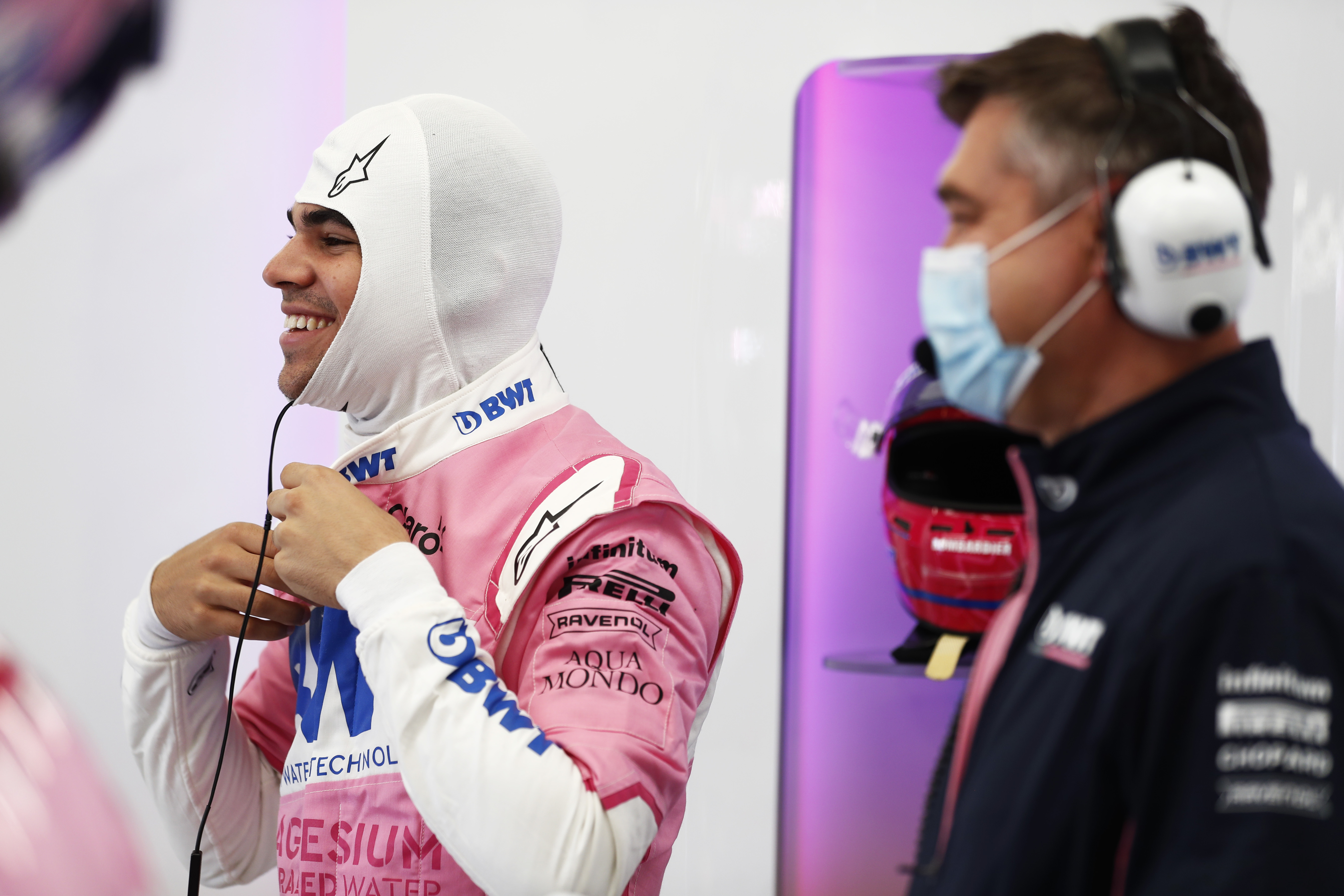 Lance Stroll, Racing Point, In The Garage