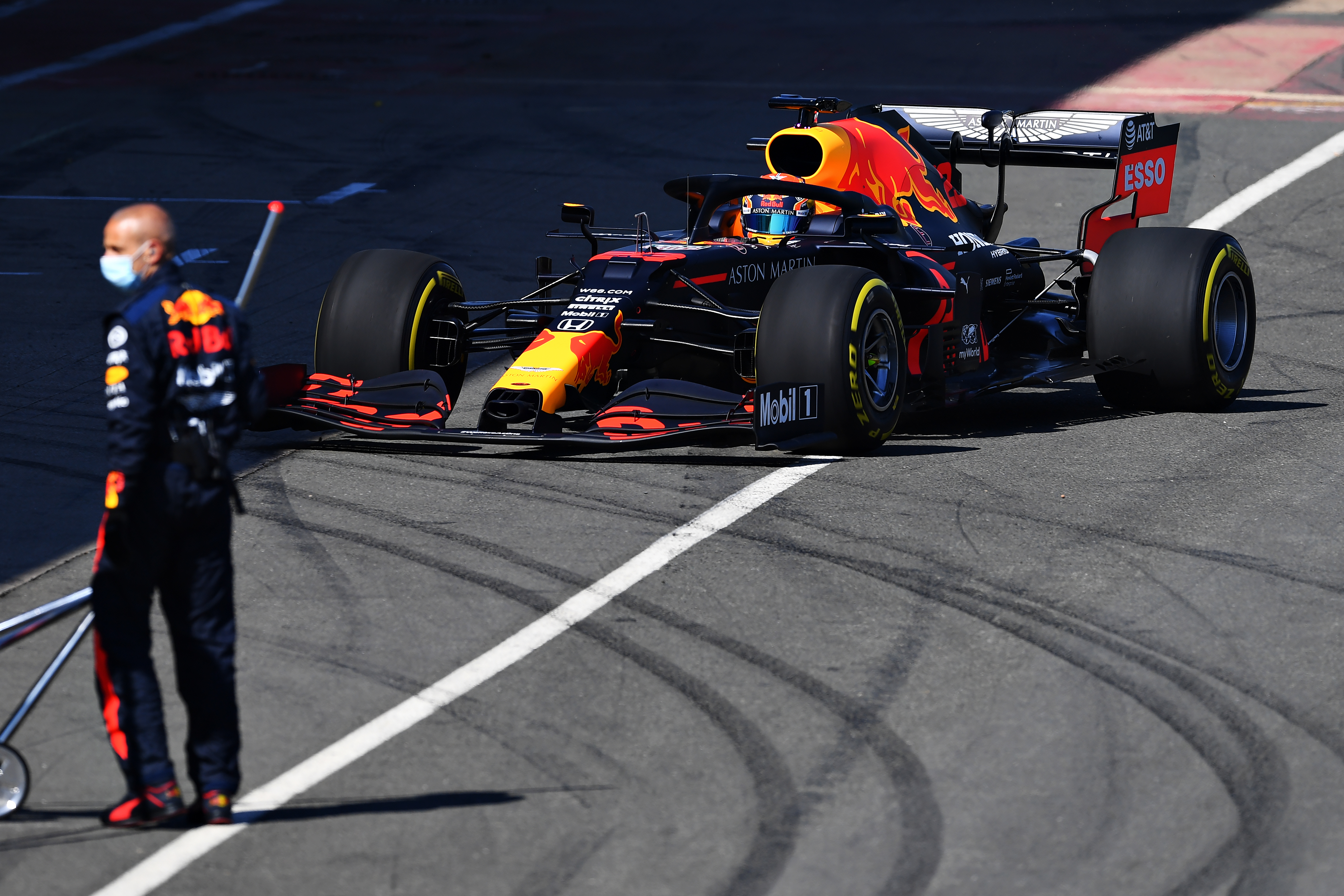 Alex Albon Red Bull promotional day Silverstone