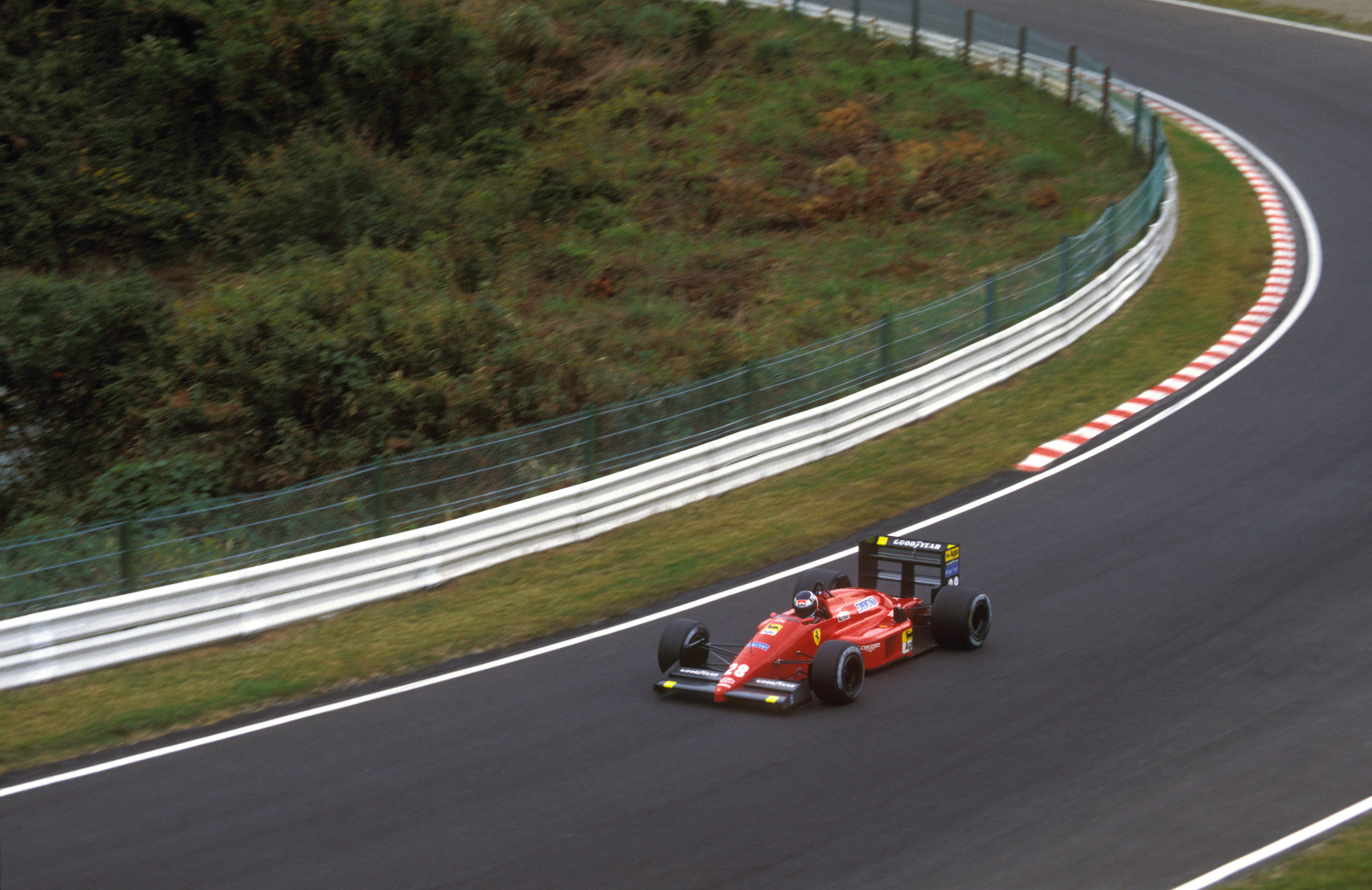 Gerhard Berger Ferrari Japanese Grand Prix 1987 Suzuka