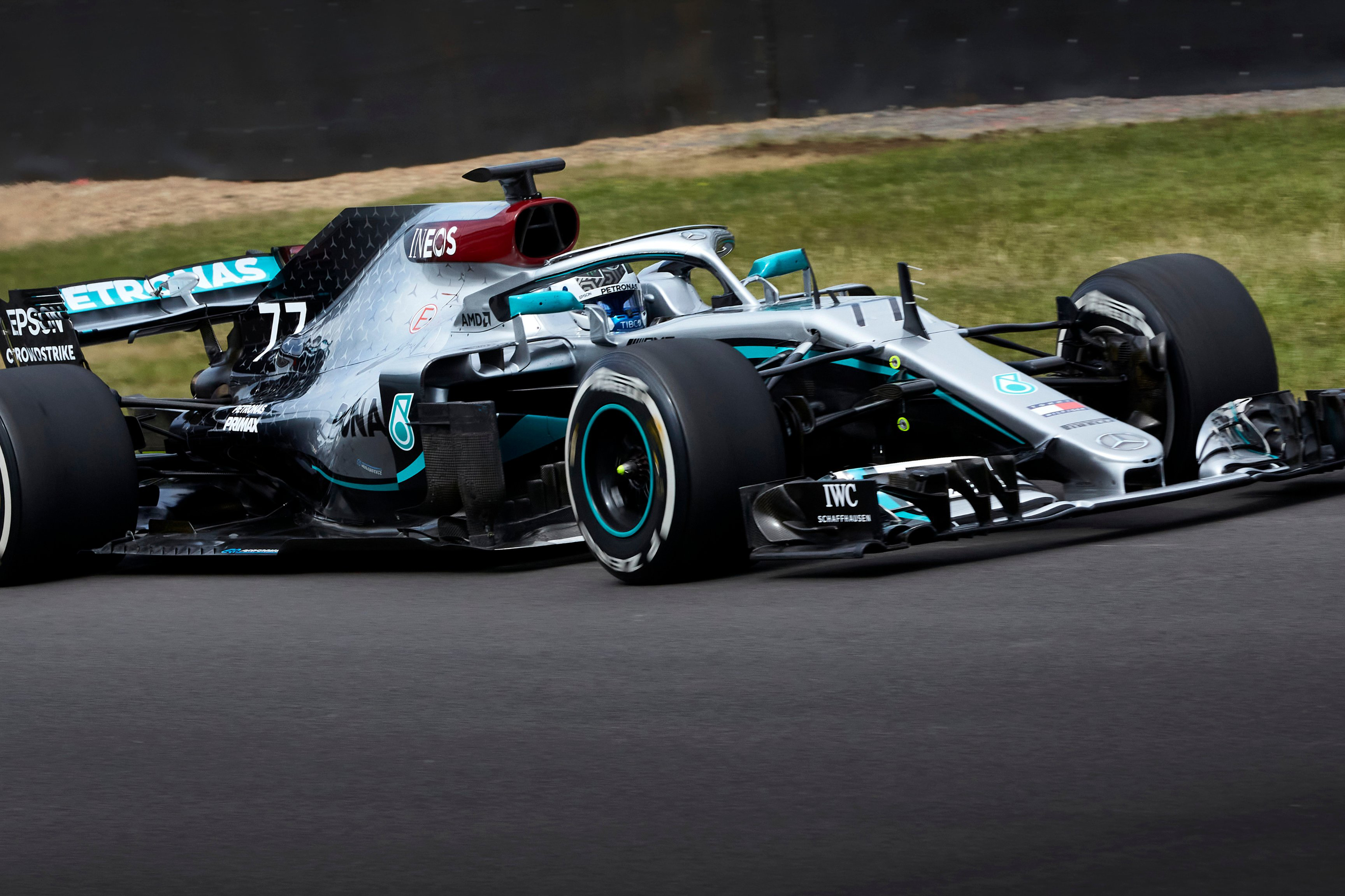 Valtteri Bottas Silverstone Mercedes test