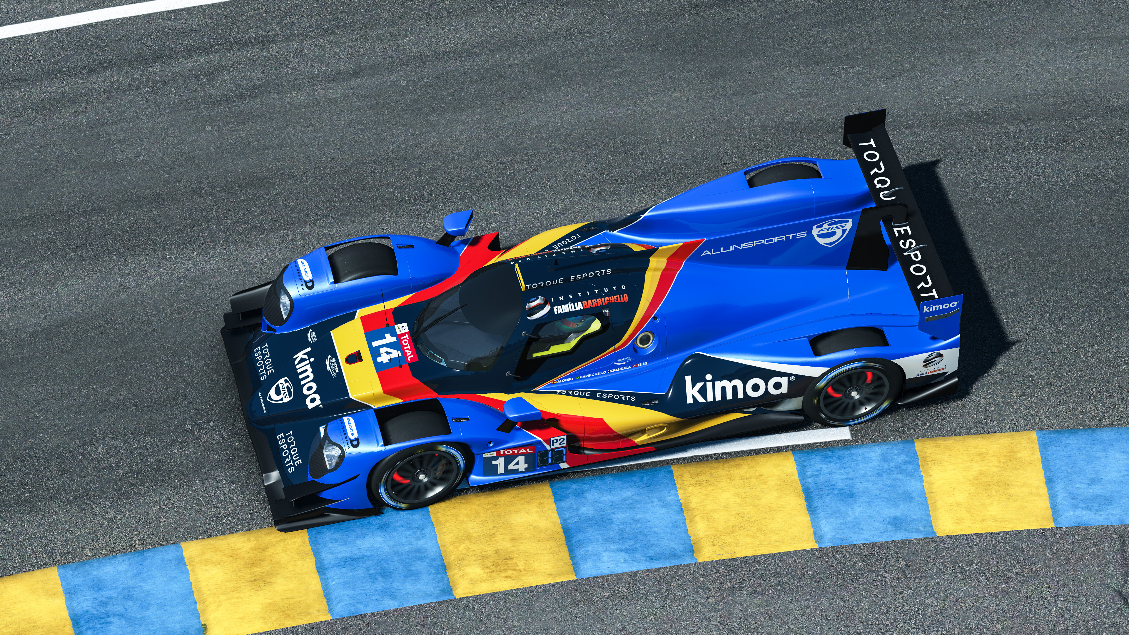 FA/RB Allinsports Virtual Le Mans Alonso Barrichello