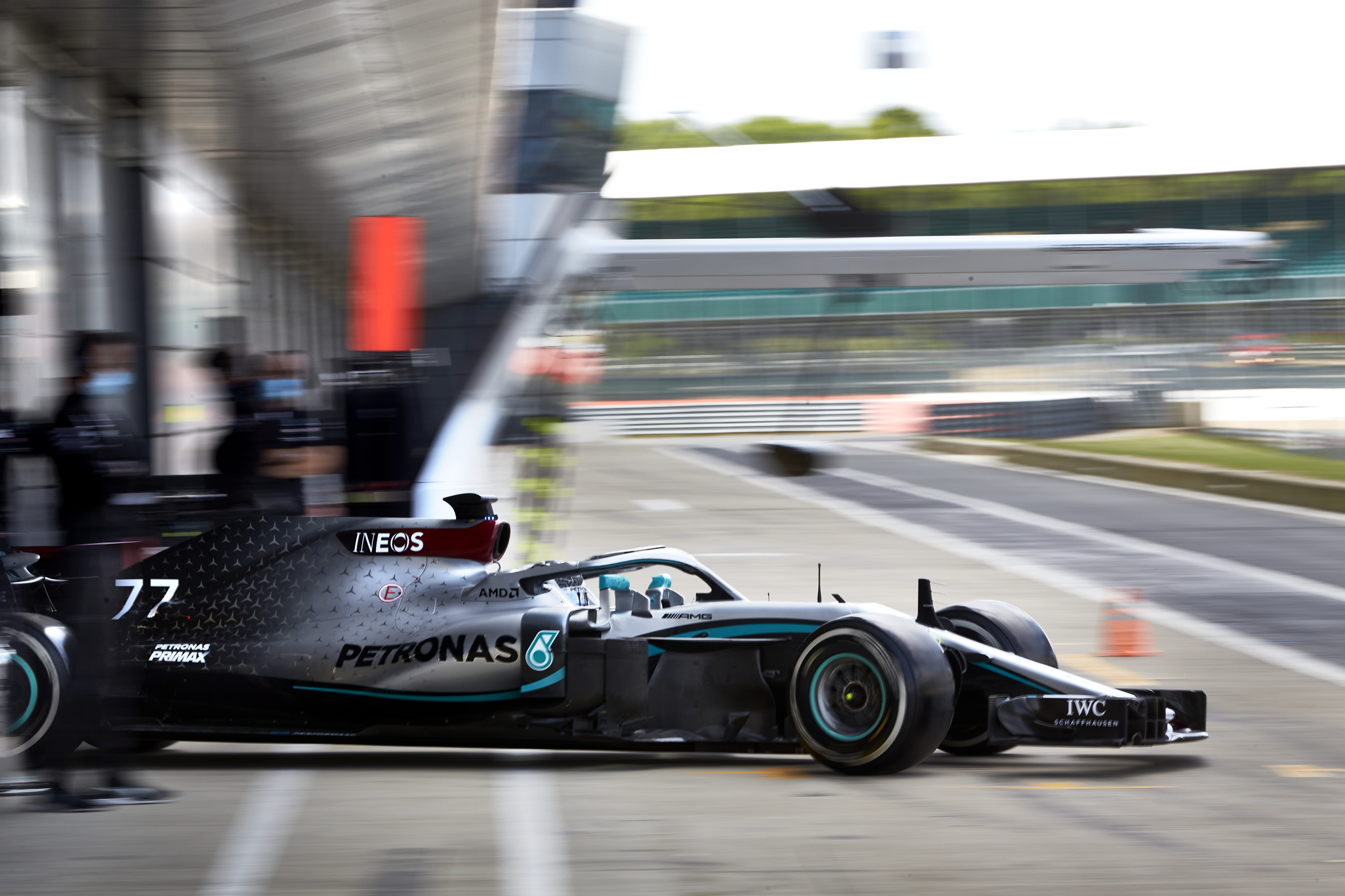 Valtteri Bottas Mercedes Silverstone 2018 car test