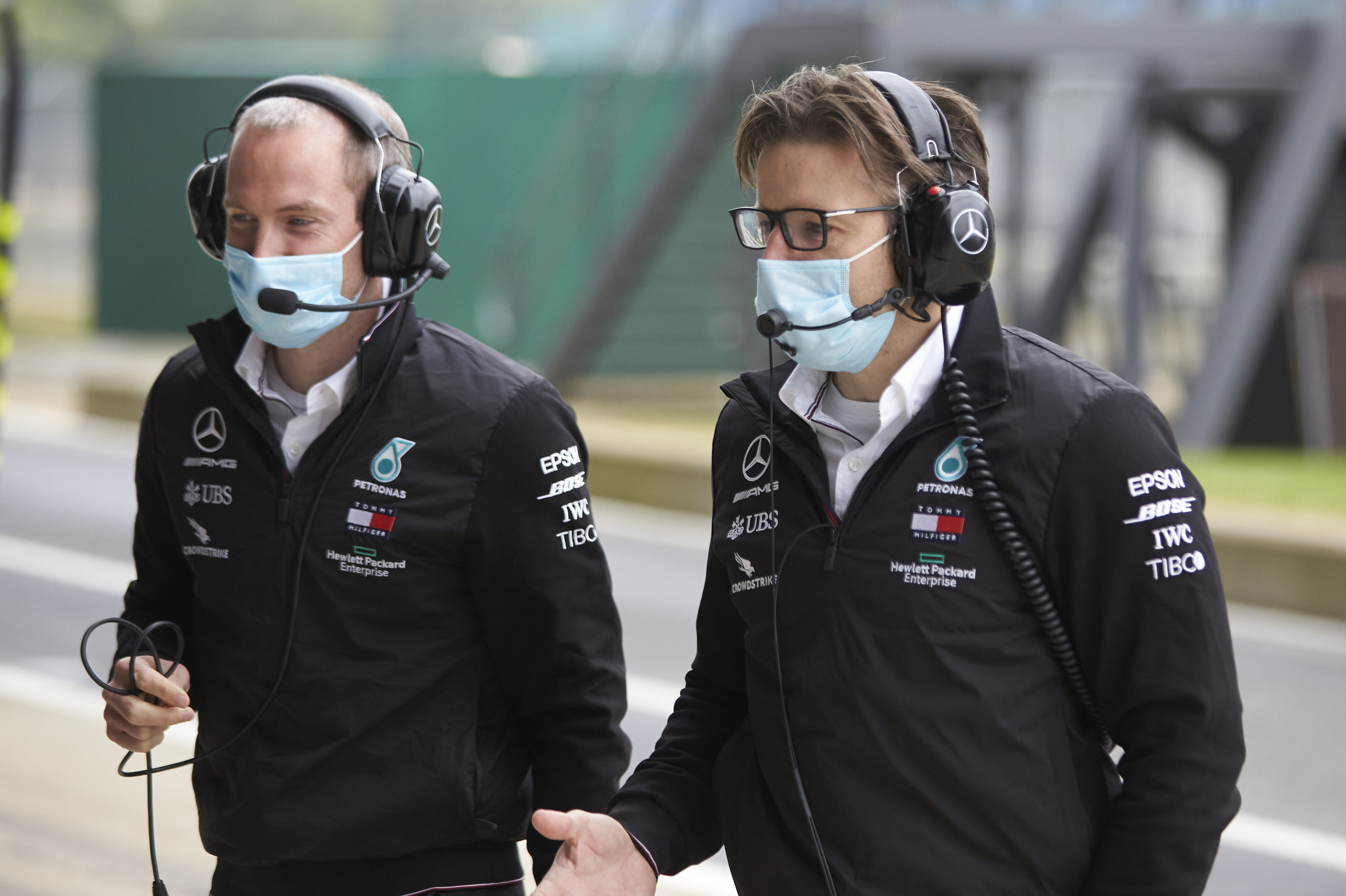 Mercedes personnel