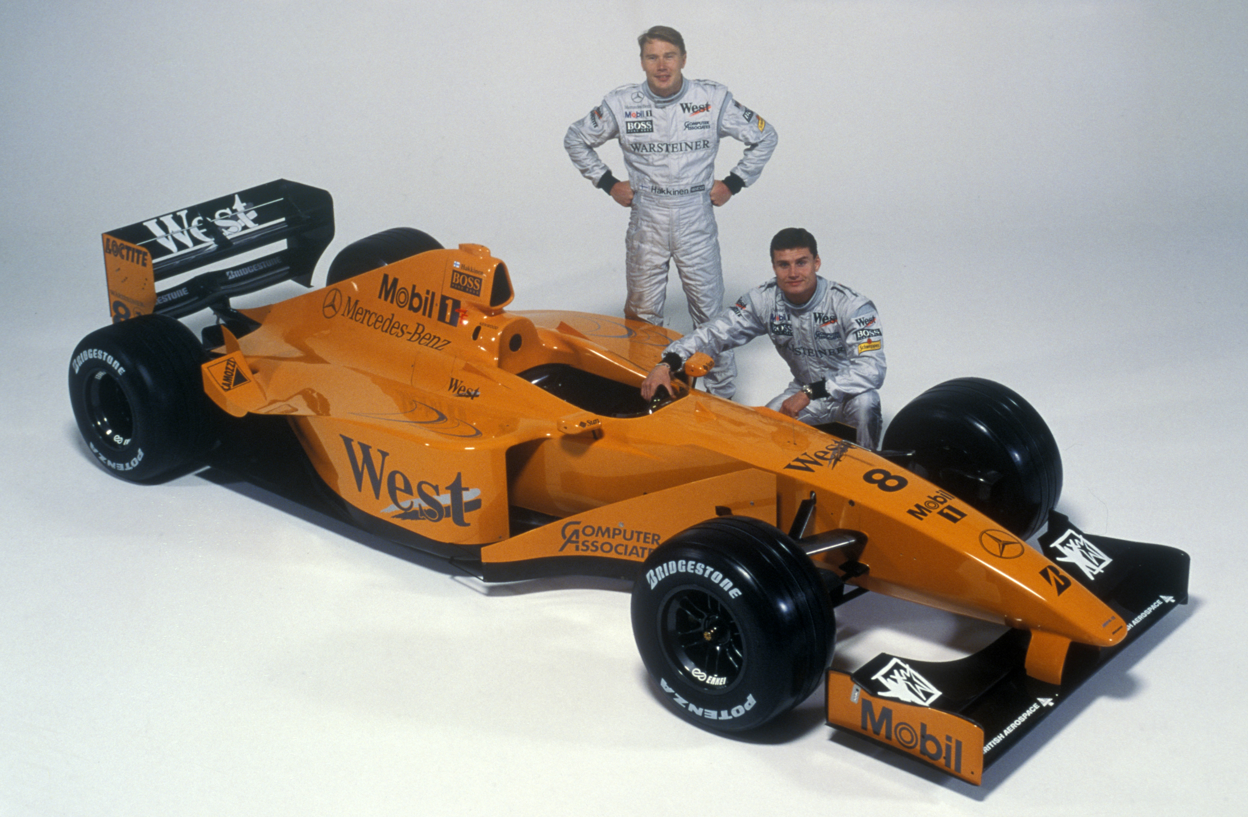 McLaren 1998 orange livery