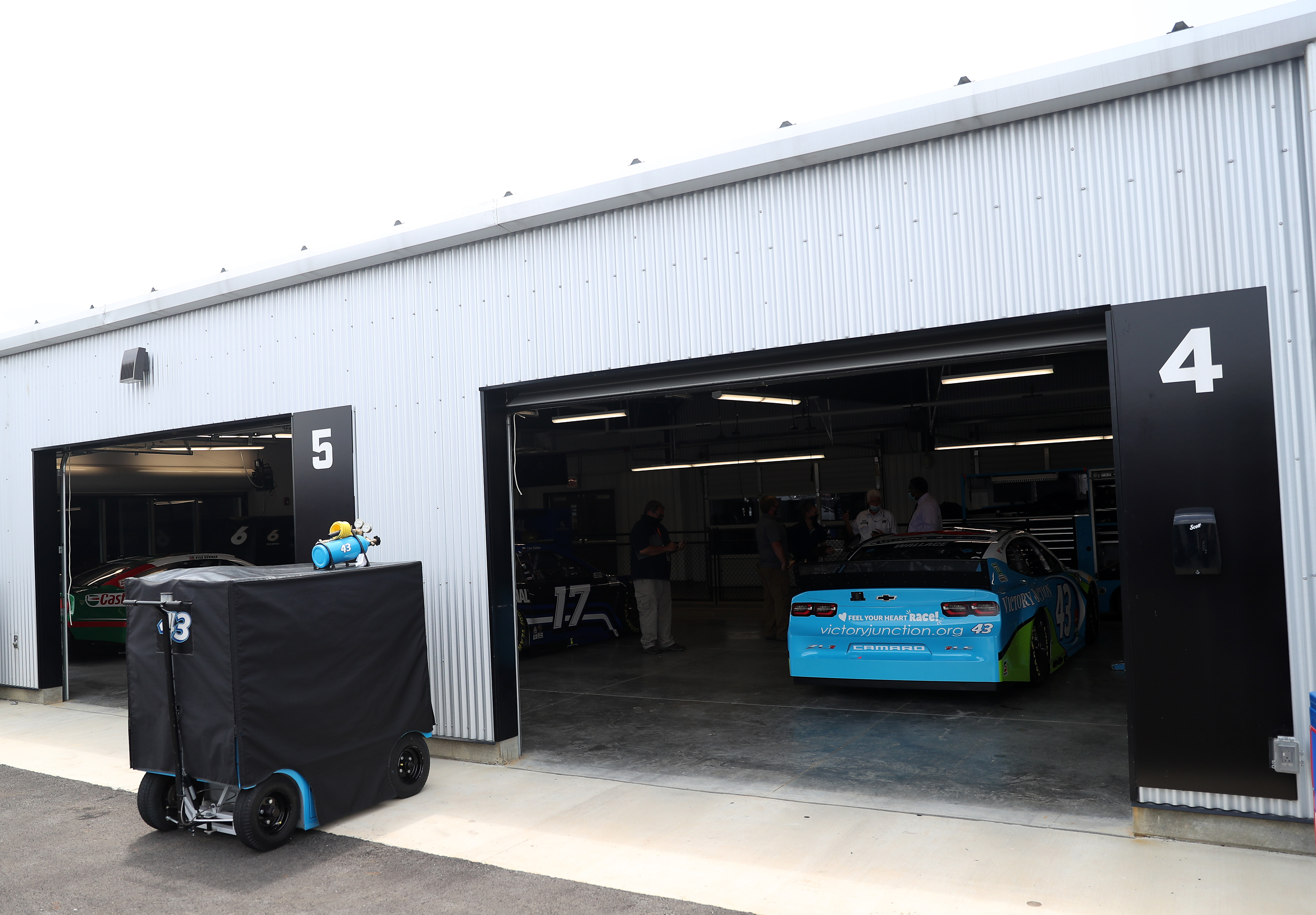 Bubba Wallace Richard Petty Motorsports NASCAR garage Talladega 2020