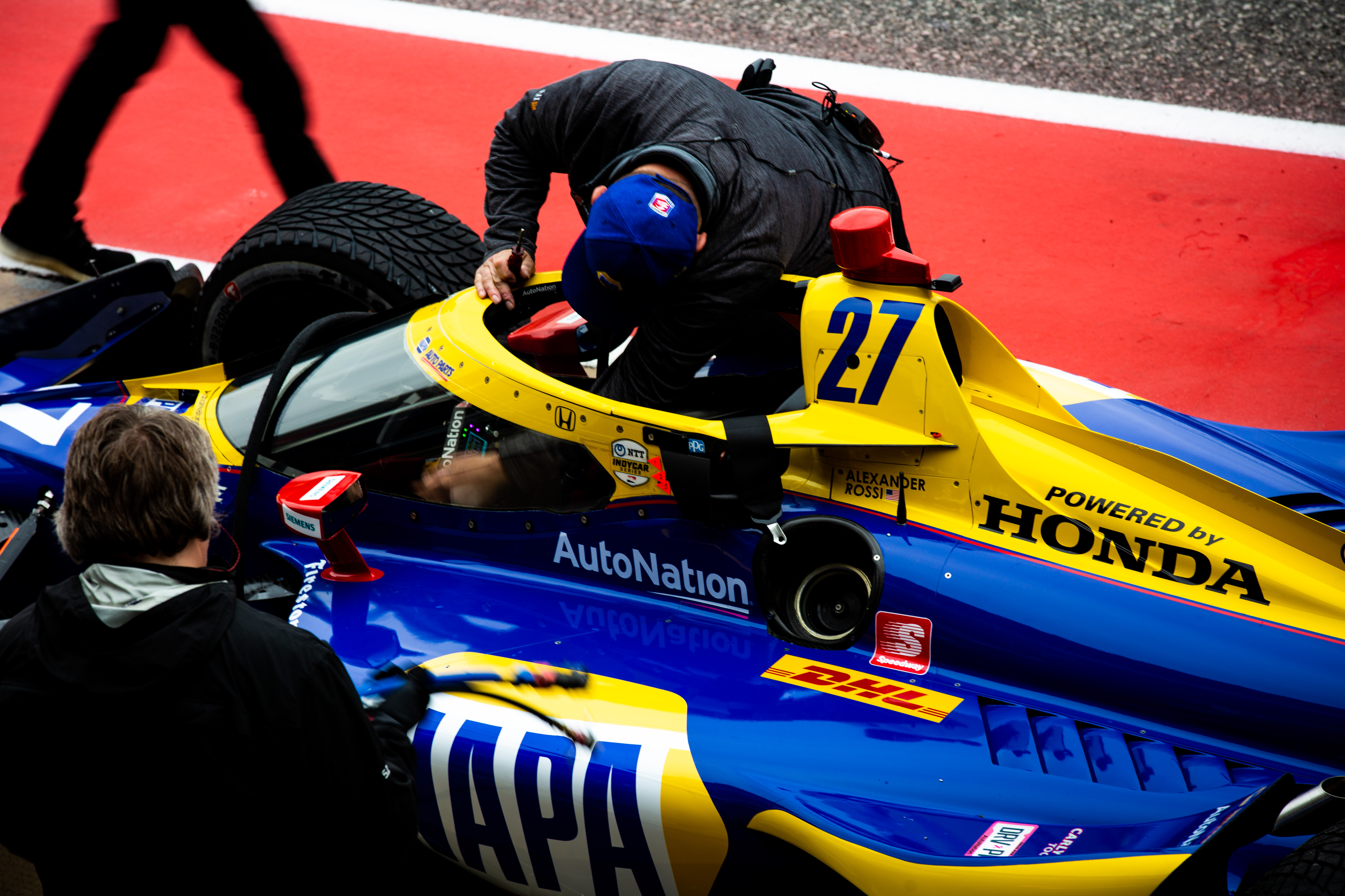 Alexander Rossi Andretti Autosport Austin IndyCar testing 2020