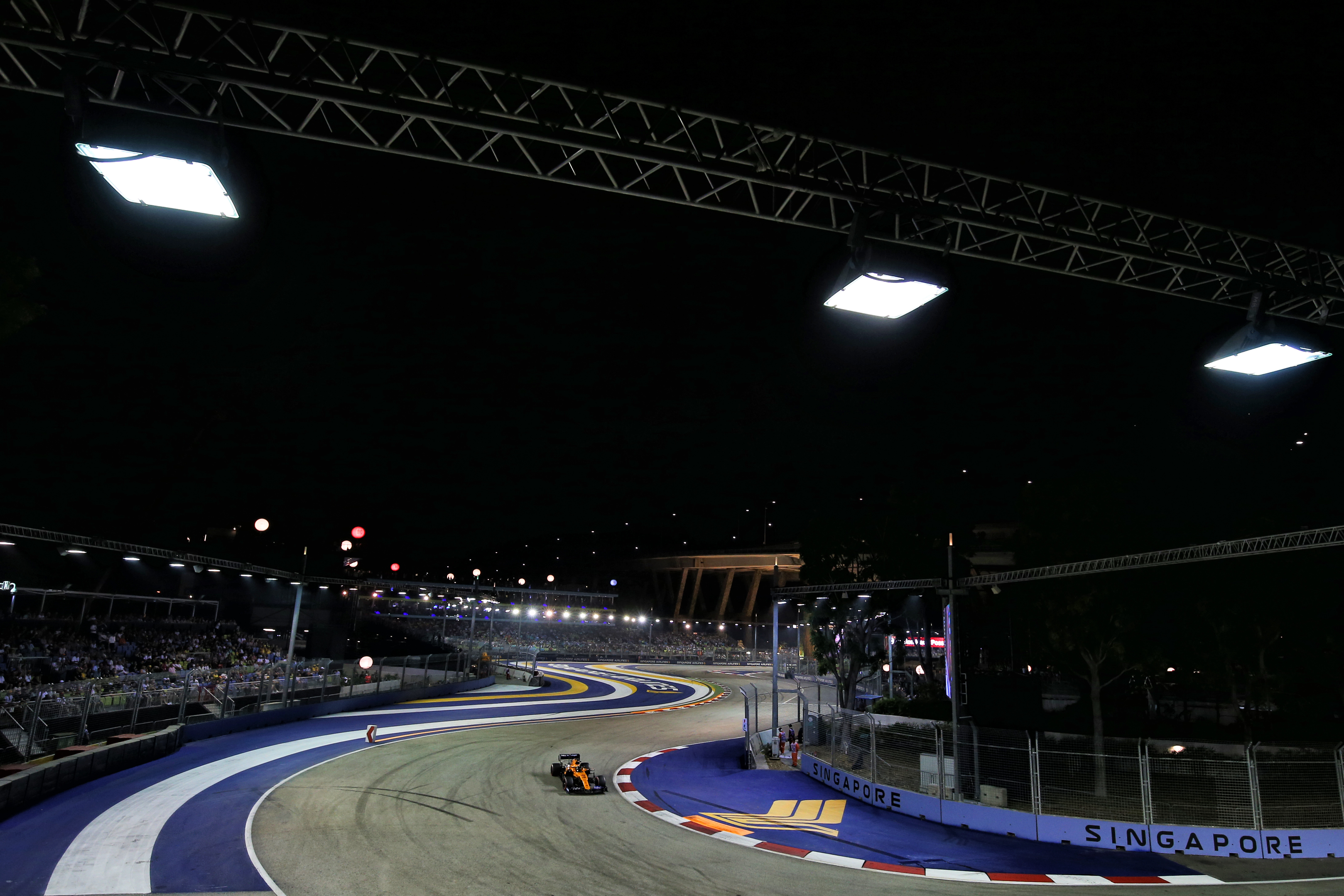 Carlos Sainz Jr McLaren Singapore Grand Prix 2019