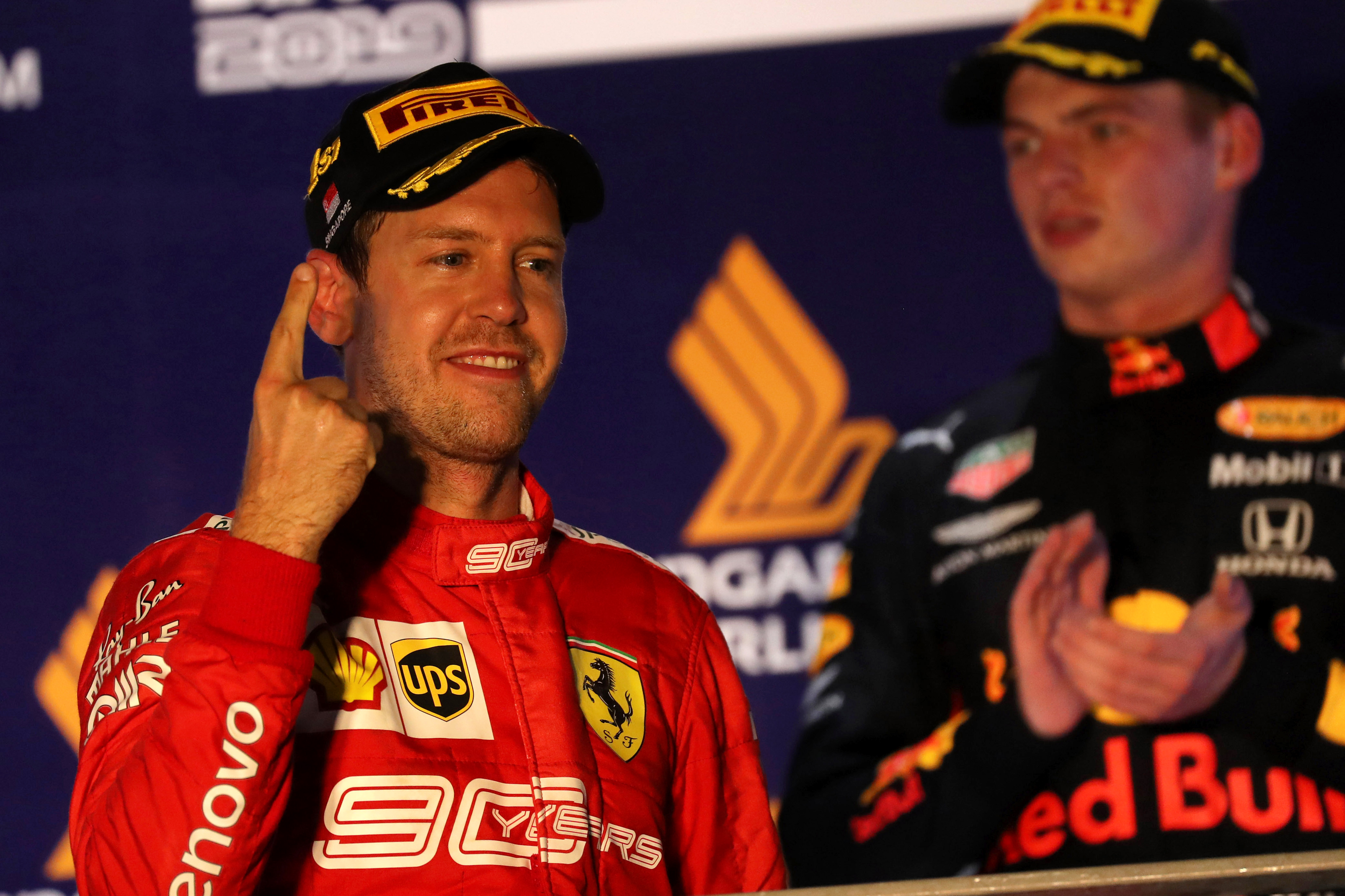 Sebastian Vettel Ferrari F1 Singapore 2019