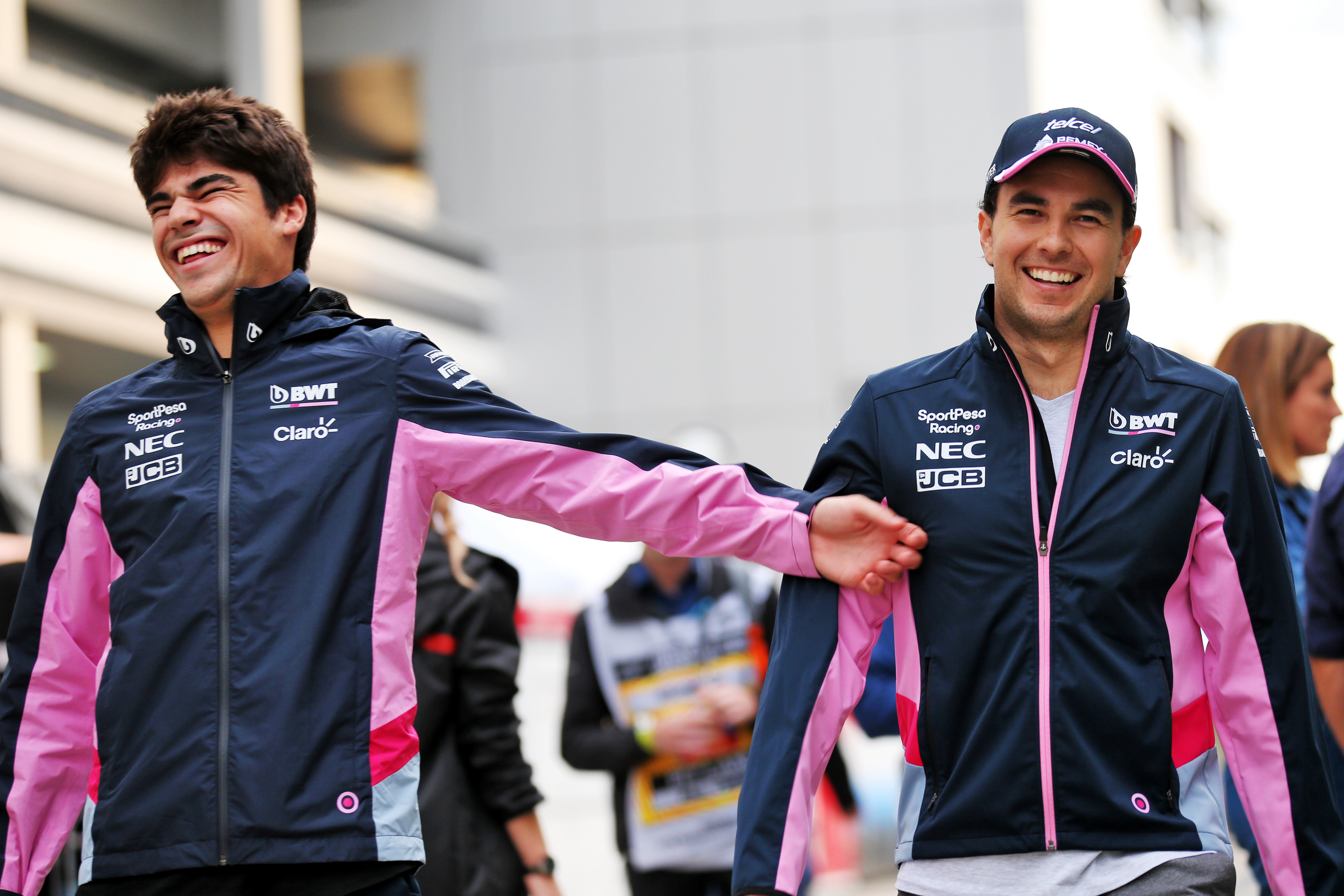 Lance Stroll Sergio Perez