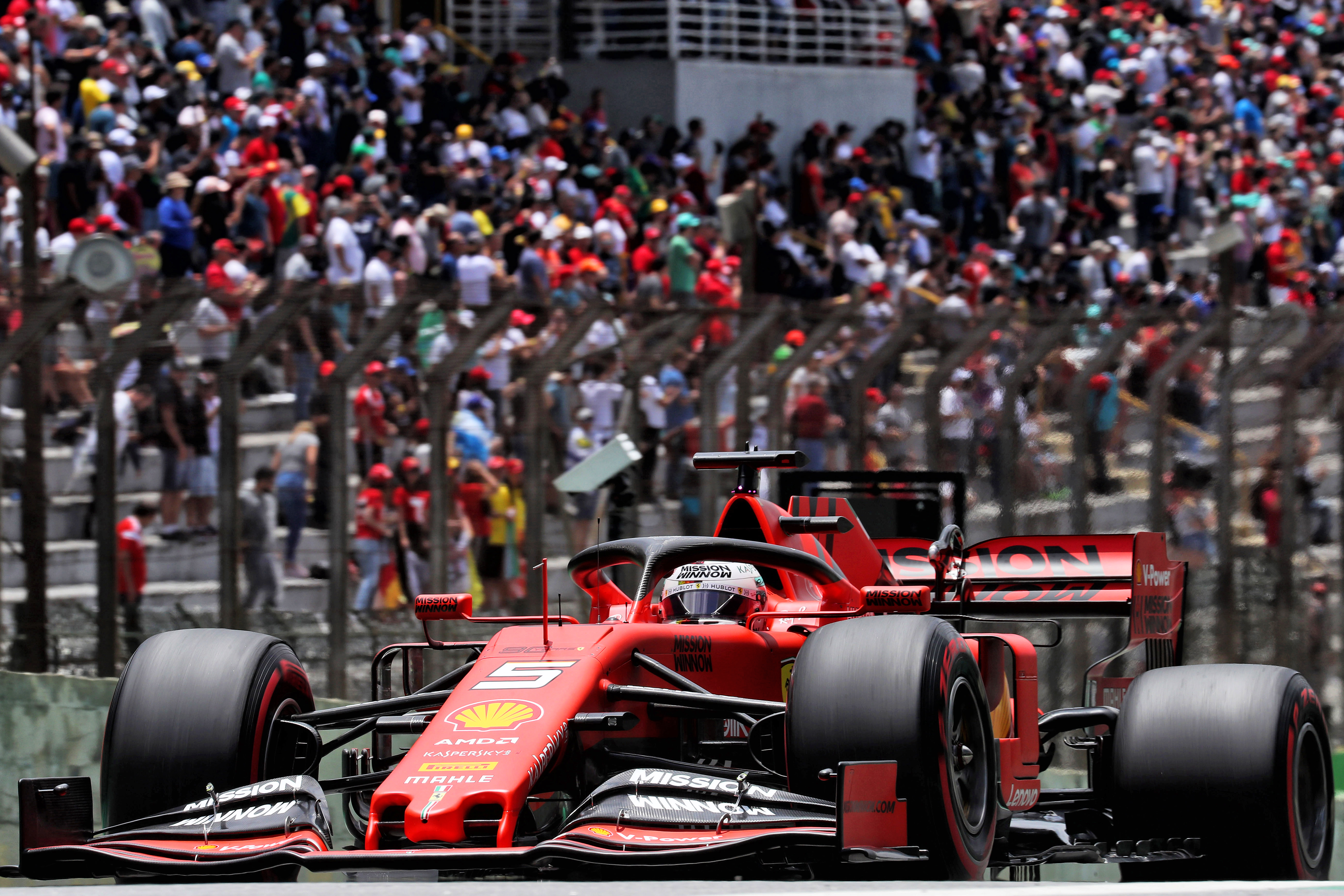 Motor Racing Formula One World Championship Brazilian Grand Prix Qualifying Day Sao Paulo, Brazil