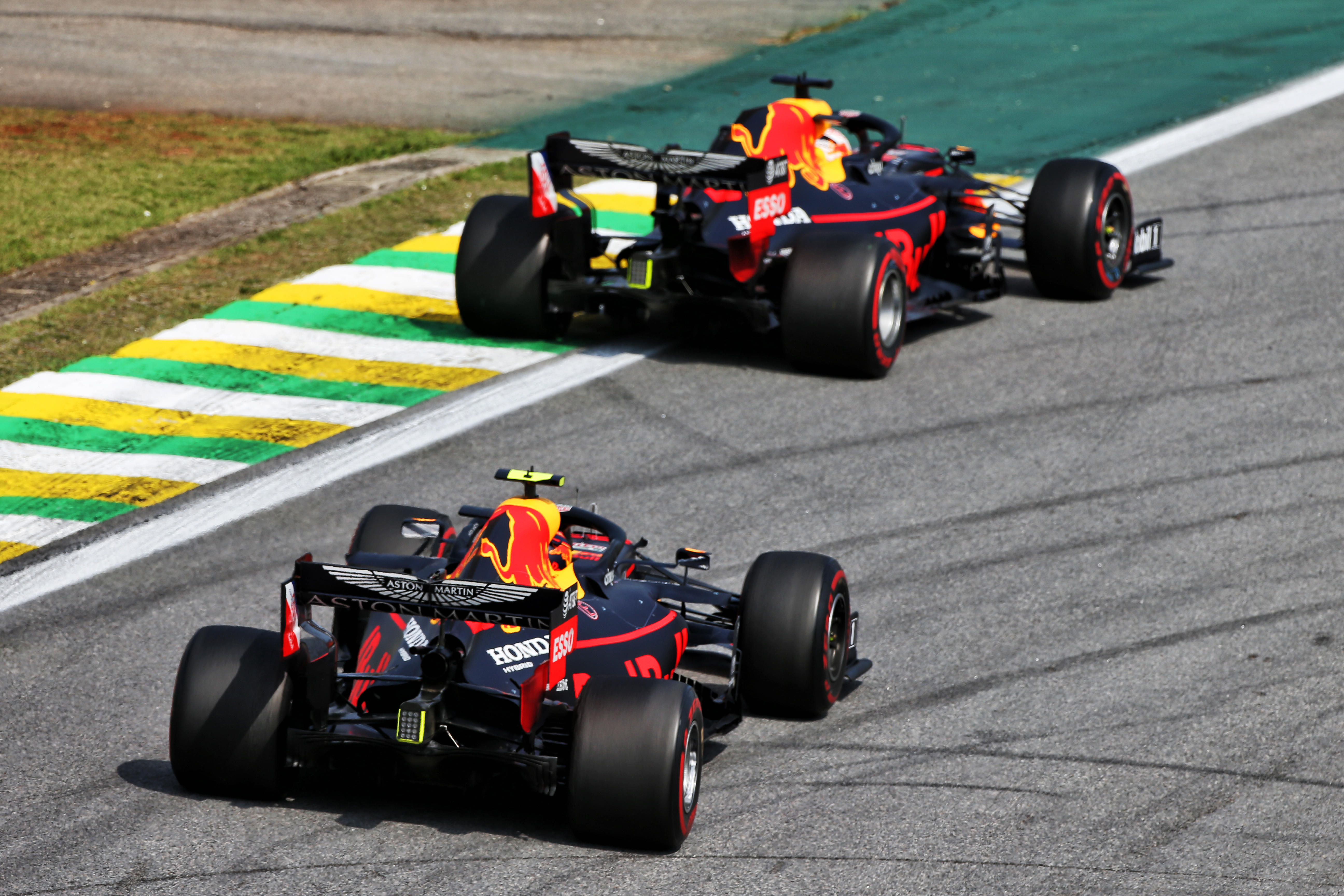 Max Verstappen Alex Albon Red Bull Brazilian Grand Prix 2019 Interlagos