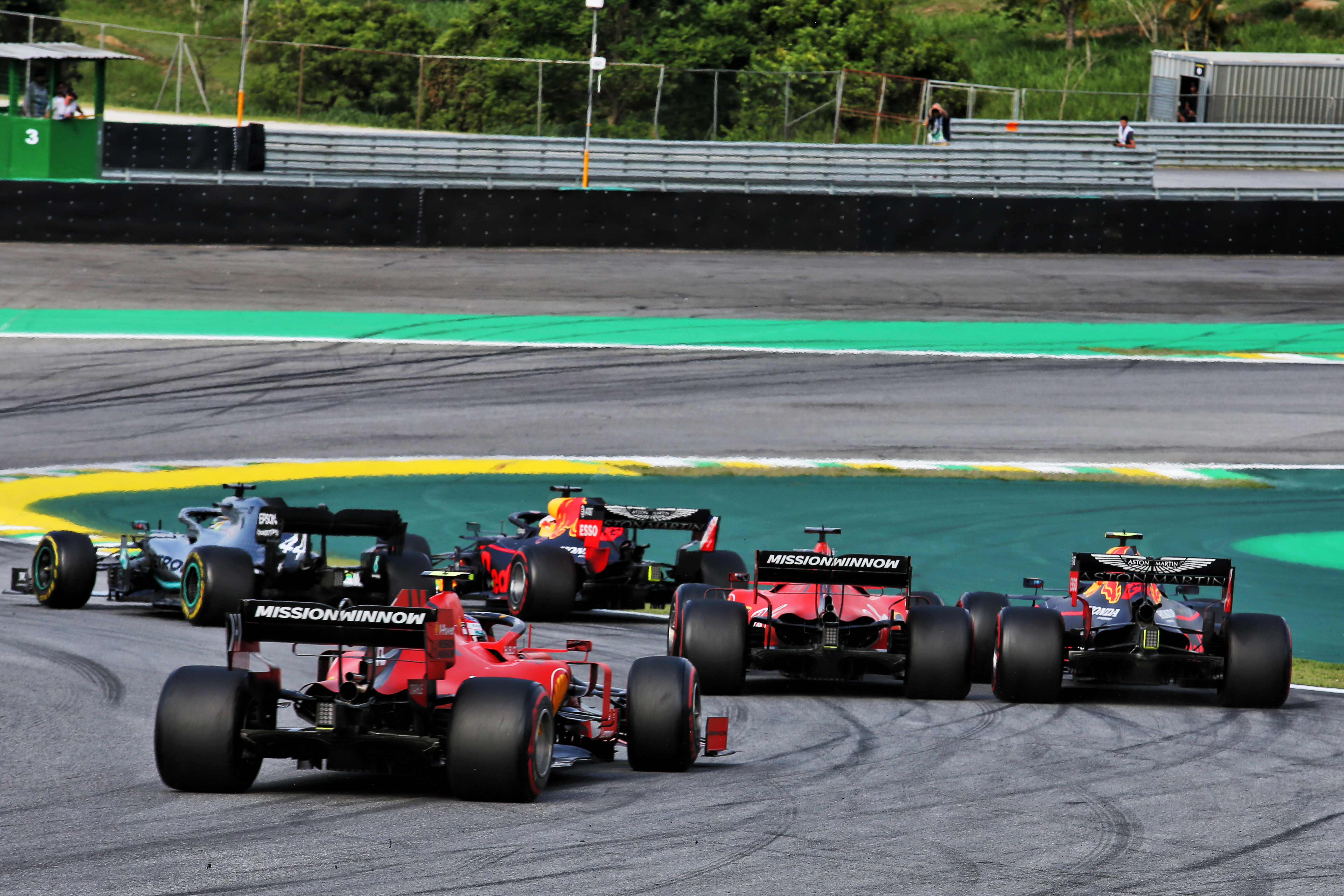 Motor Racing Formula One World Championship Brazilian Grand Prix Race Day Sao Paulo, Brazil